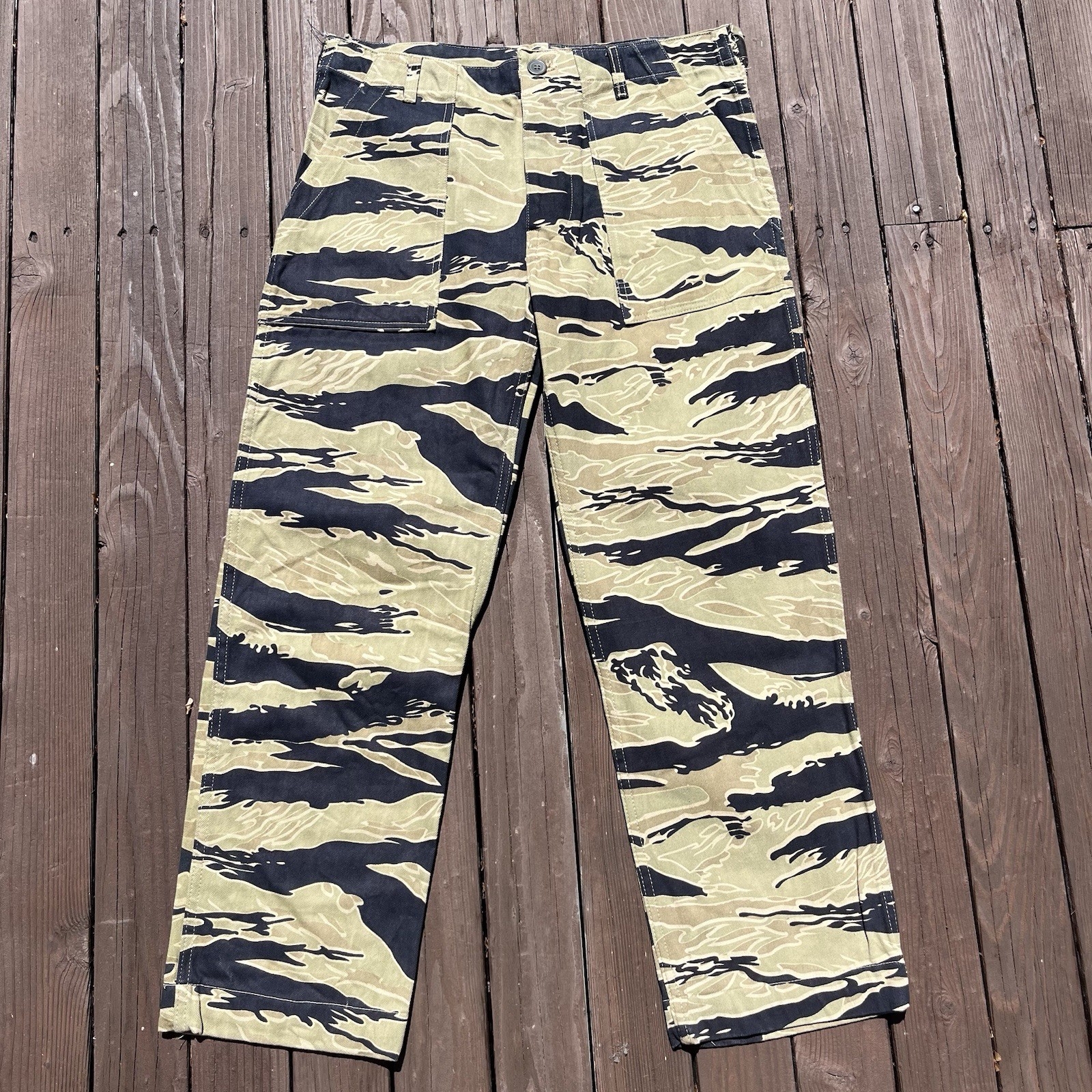 G Rags 72 Vietnam Repro Tiger Stripe Utility Combat Pants Modified Waist