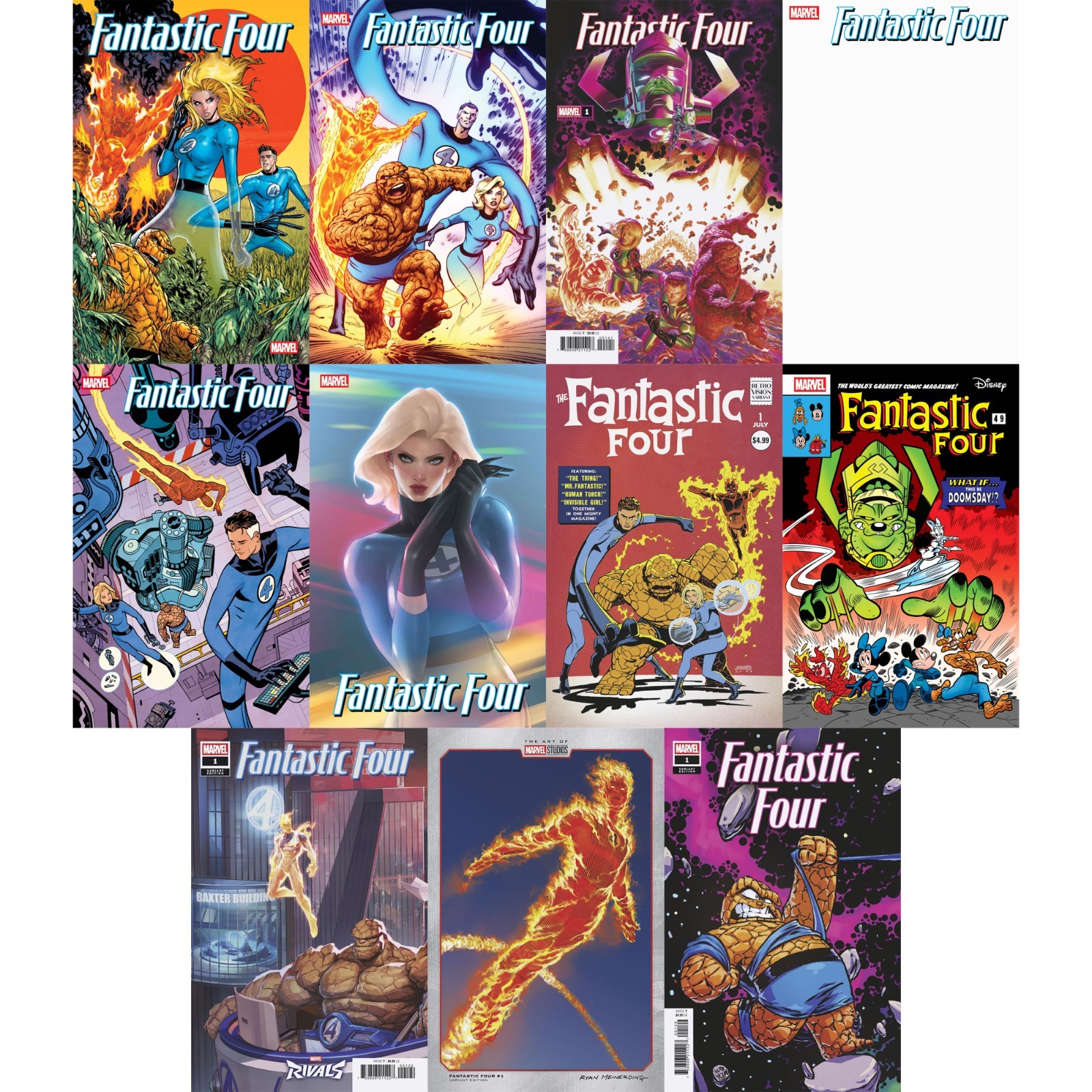 Fantastic Four (2025) #1-8 9 10 11 12 13 14 15 16 17 Marvel Comics COVER SELECT
