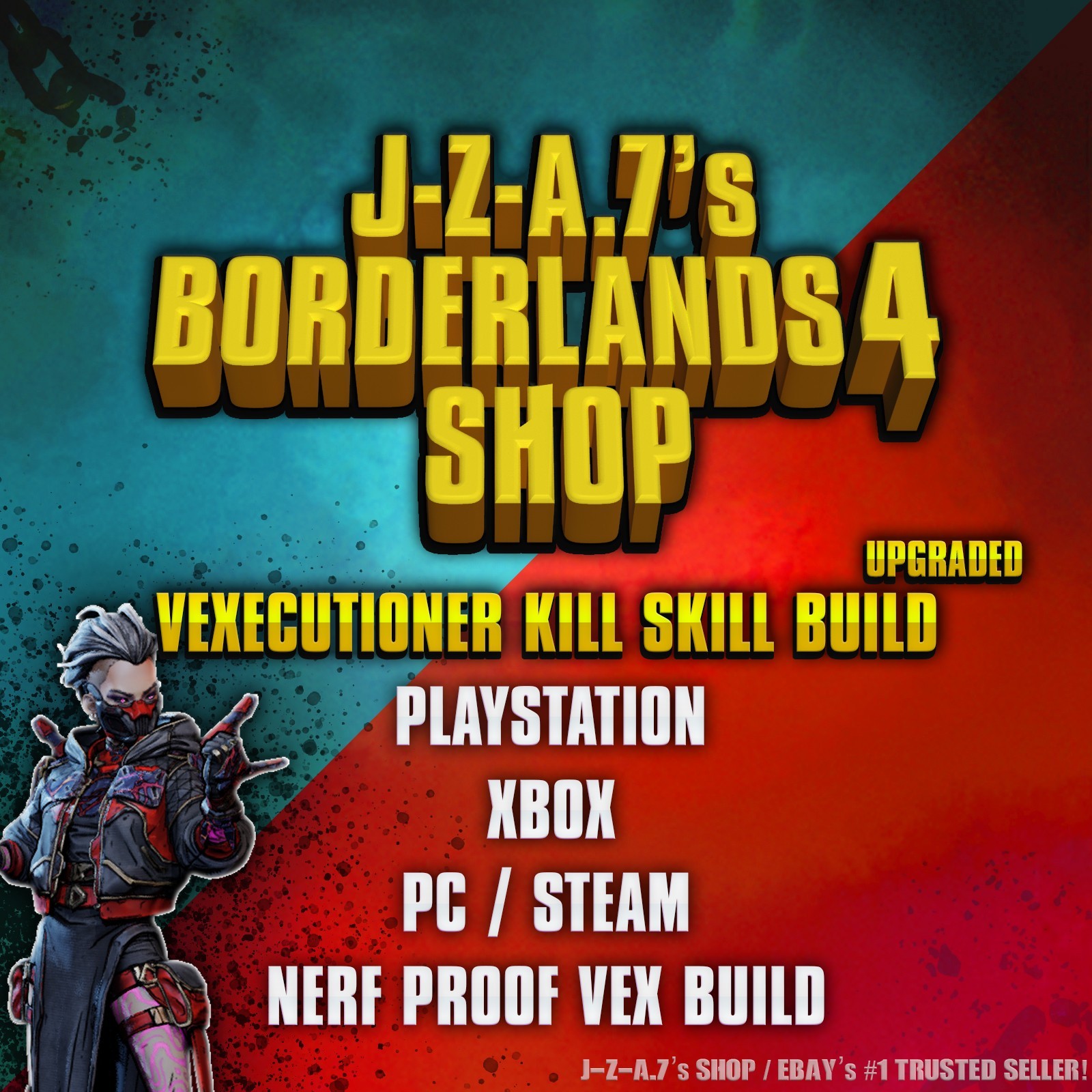 Borderlands 4✨YOUTUBER BUILDS BL4 MOXSY JOLTZ ITEMS, GUNS GOD ROLL✅PC-PS-XBOX✨