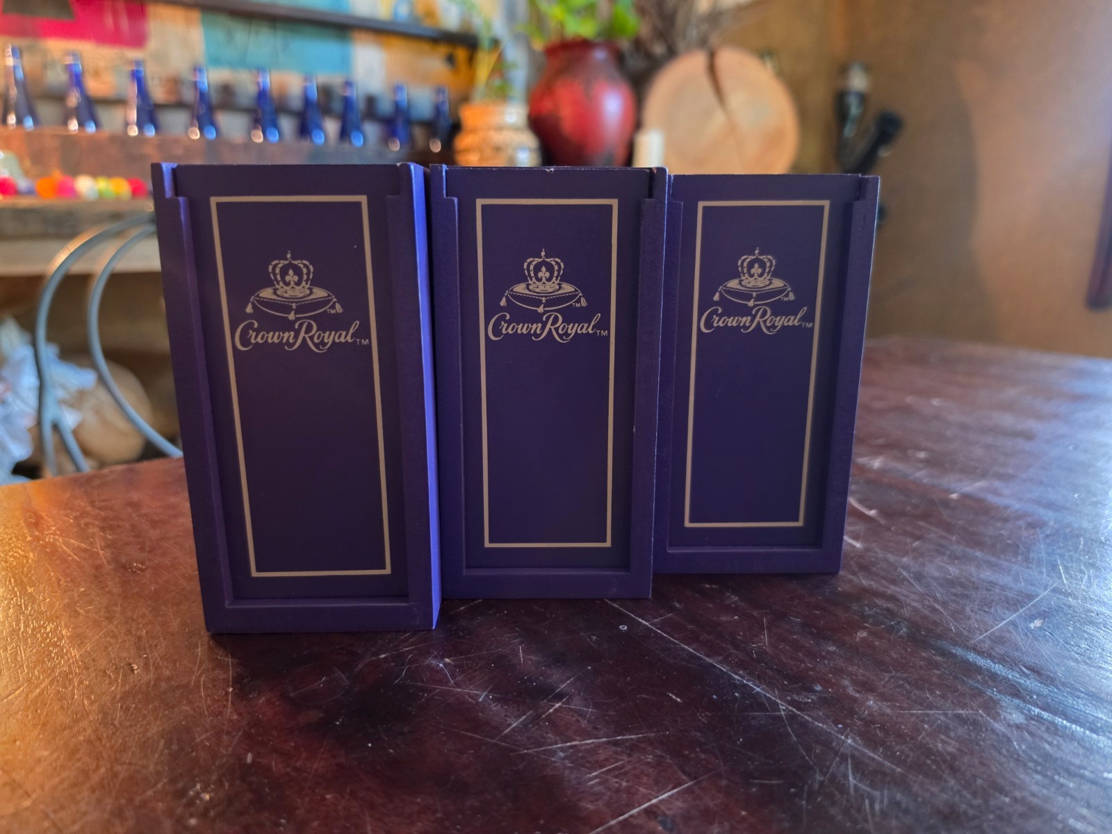 Crown Royal Mini Jenga / Tumbling Tower -3 Sets- BRAND NEW FAST 