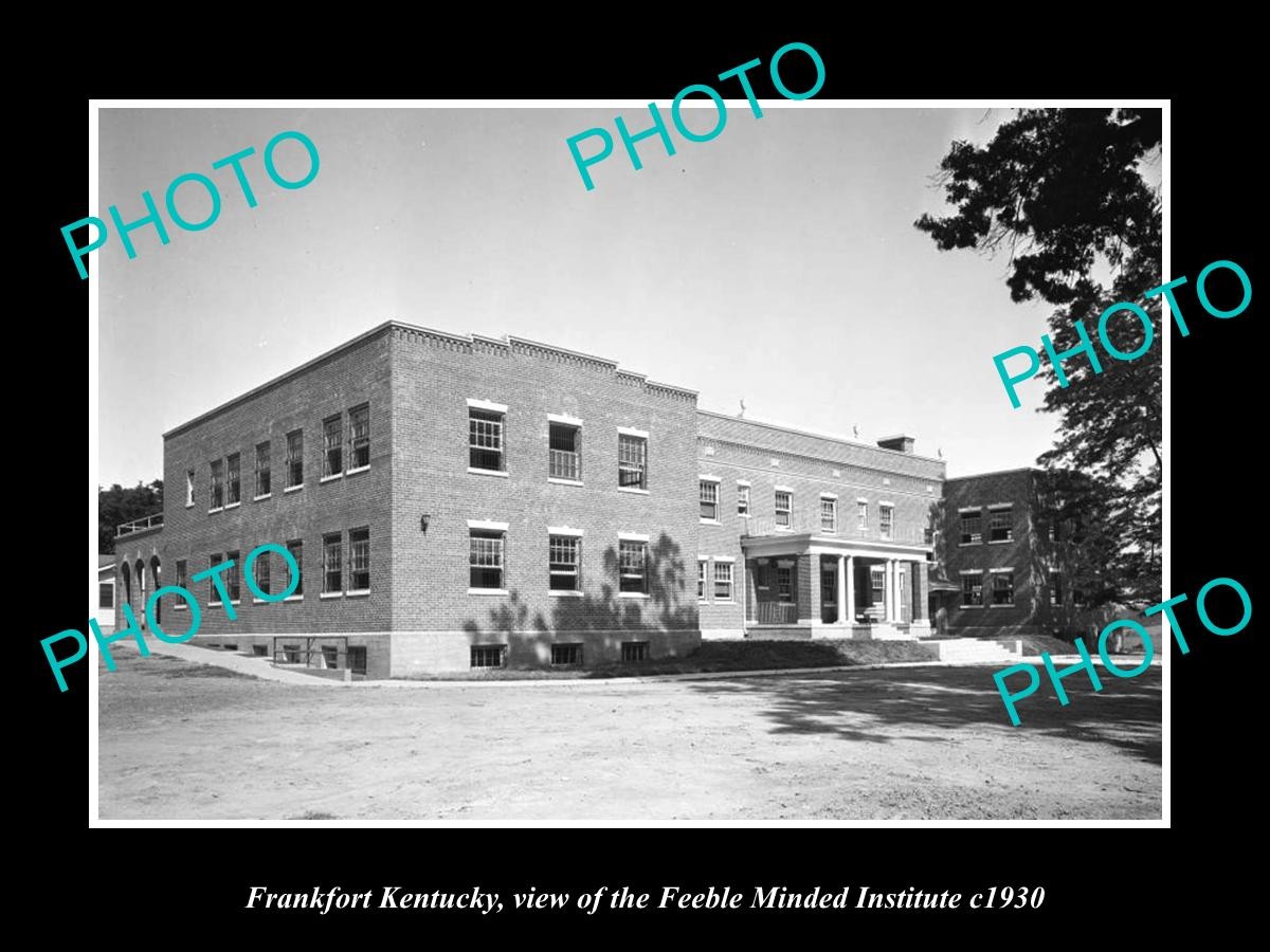 Frankfort Kentucky The Feeble Minded Institute 1930 Large Historic Old Photo