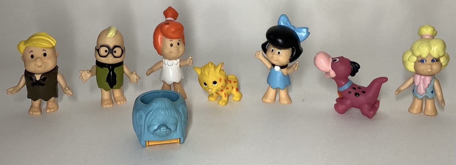 VTG 1986 Lot Of 7 Flintstone Hanna Barbera Figures