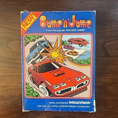 Intellivision Bump N Jump Box And Game No Manual Or Overlays Tested Working