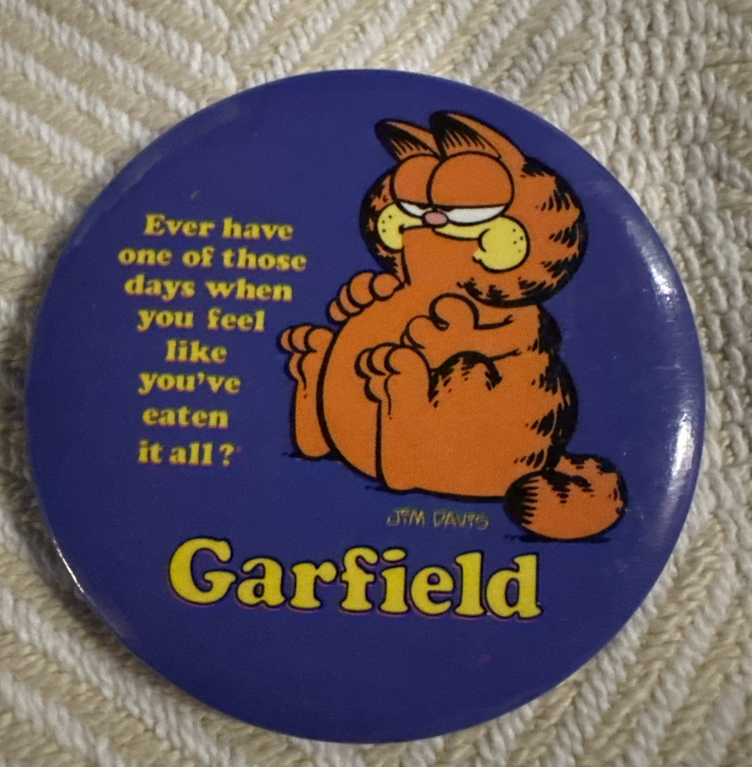 Garfield Pin Vintage 