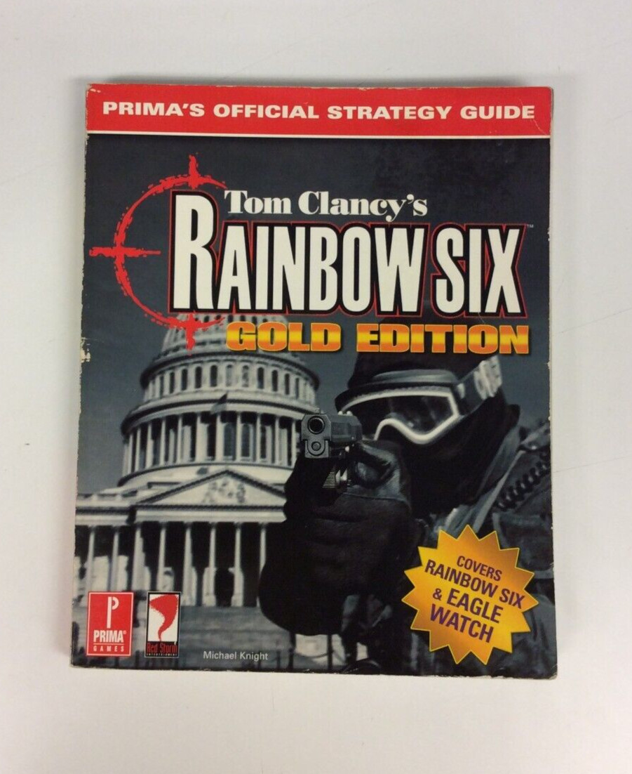 Rainbow Six Gold Edition Prima Official Strategy Guide PC Red Storm Tom Clancy
