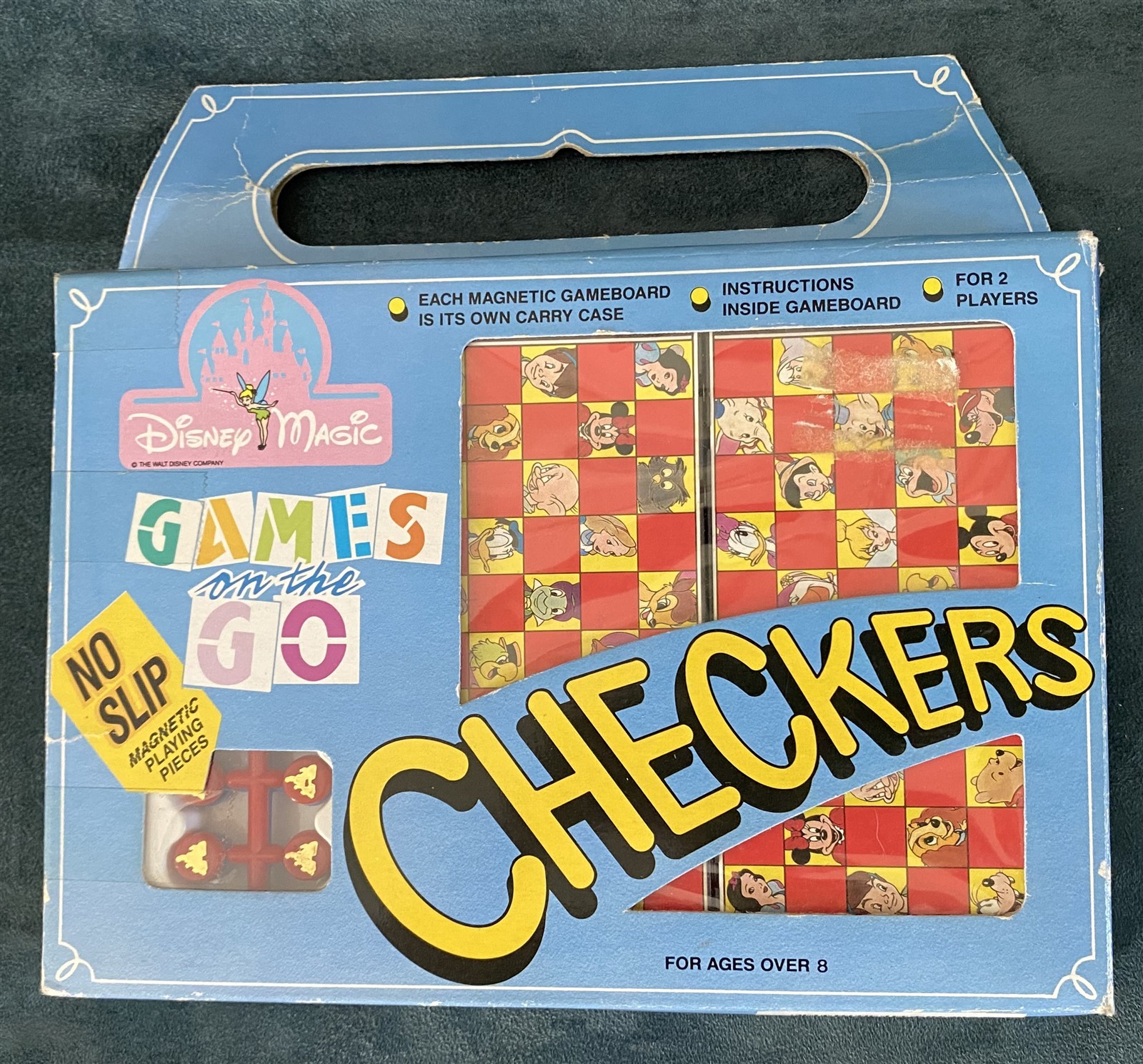 Disney Magic GAMES ON THE GO CHECKERS Great for Travel