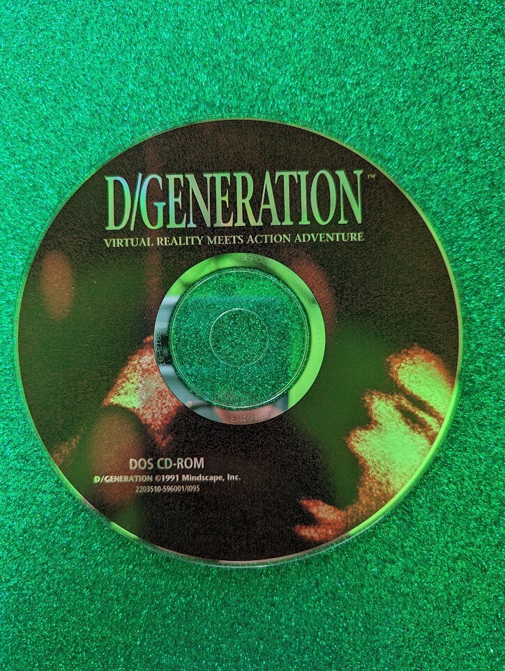 D/Generation - rare, retro PC game D Generation PC CD ROM Tested working Game