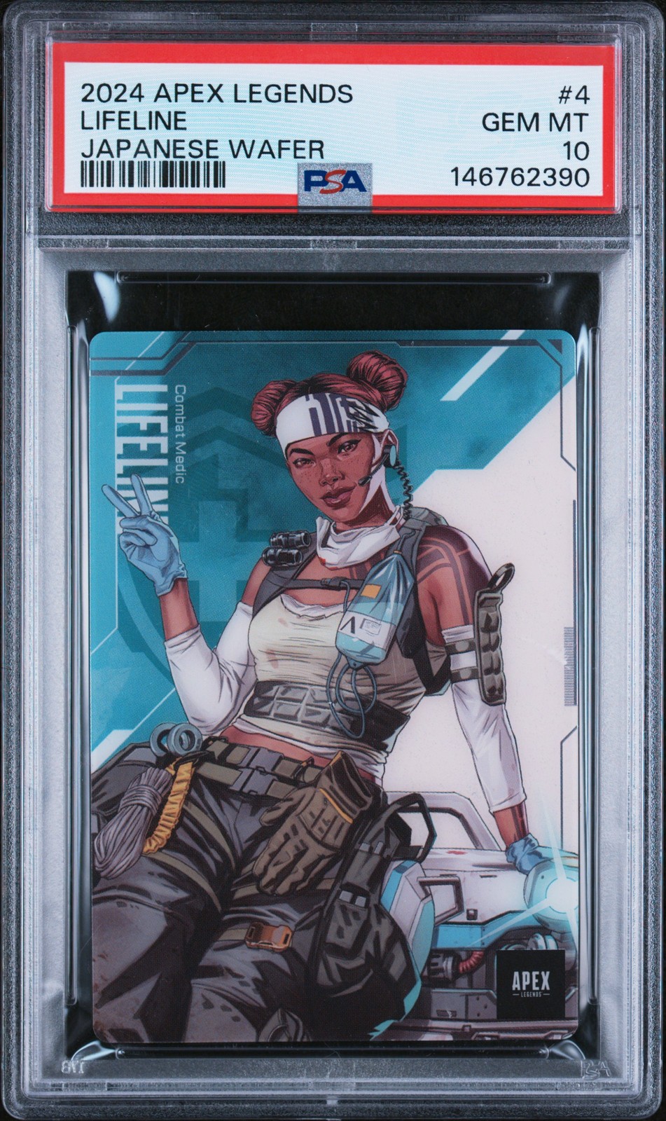 2024 APEX LEGENDS JAPANESE WAFER CARD #4 LIFELINE PSA 10