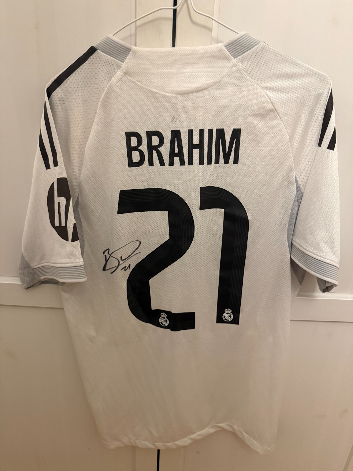 Real Madrid Brahim Diaz signed shirt 2025/2026 Morocco no matchworn proof