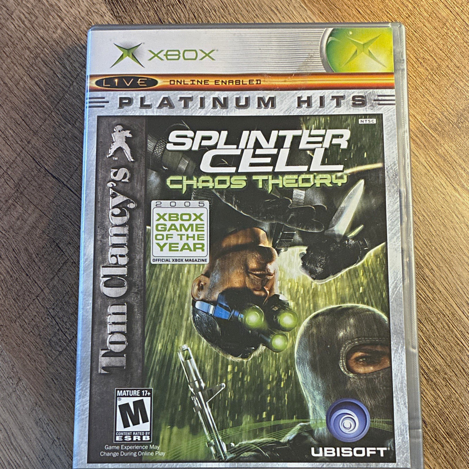 Ubisoft Splinter Cell Chaos Theory Platinum Hits Xbox M NTSC-U/C 2005