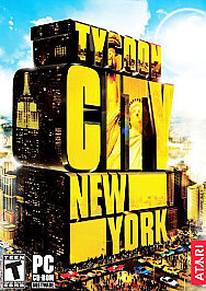 Tycoon City: New York (PC, 2006) box has some shelf wear