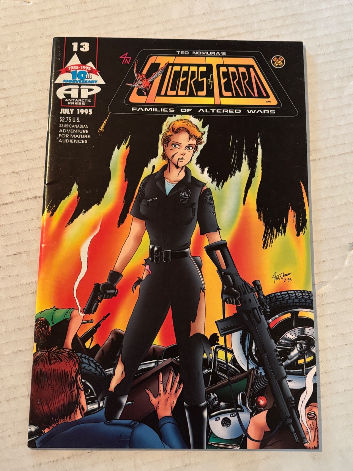 1995 Tigers of Terra Families of Altered Wars #13 Comic Book /D503