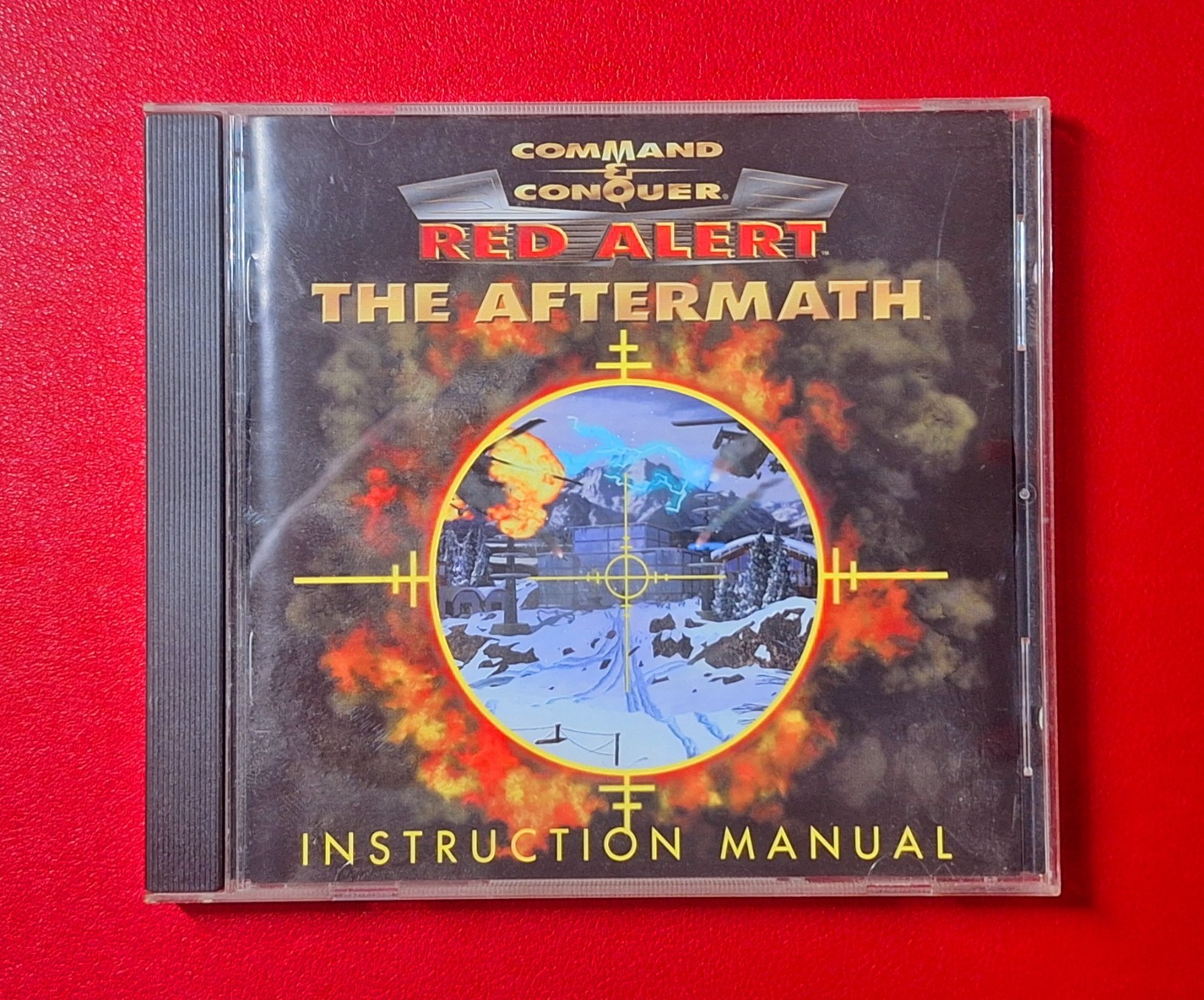 Command and Conquer Red Alert: The Aftermath Original Case & Manual (1997)