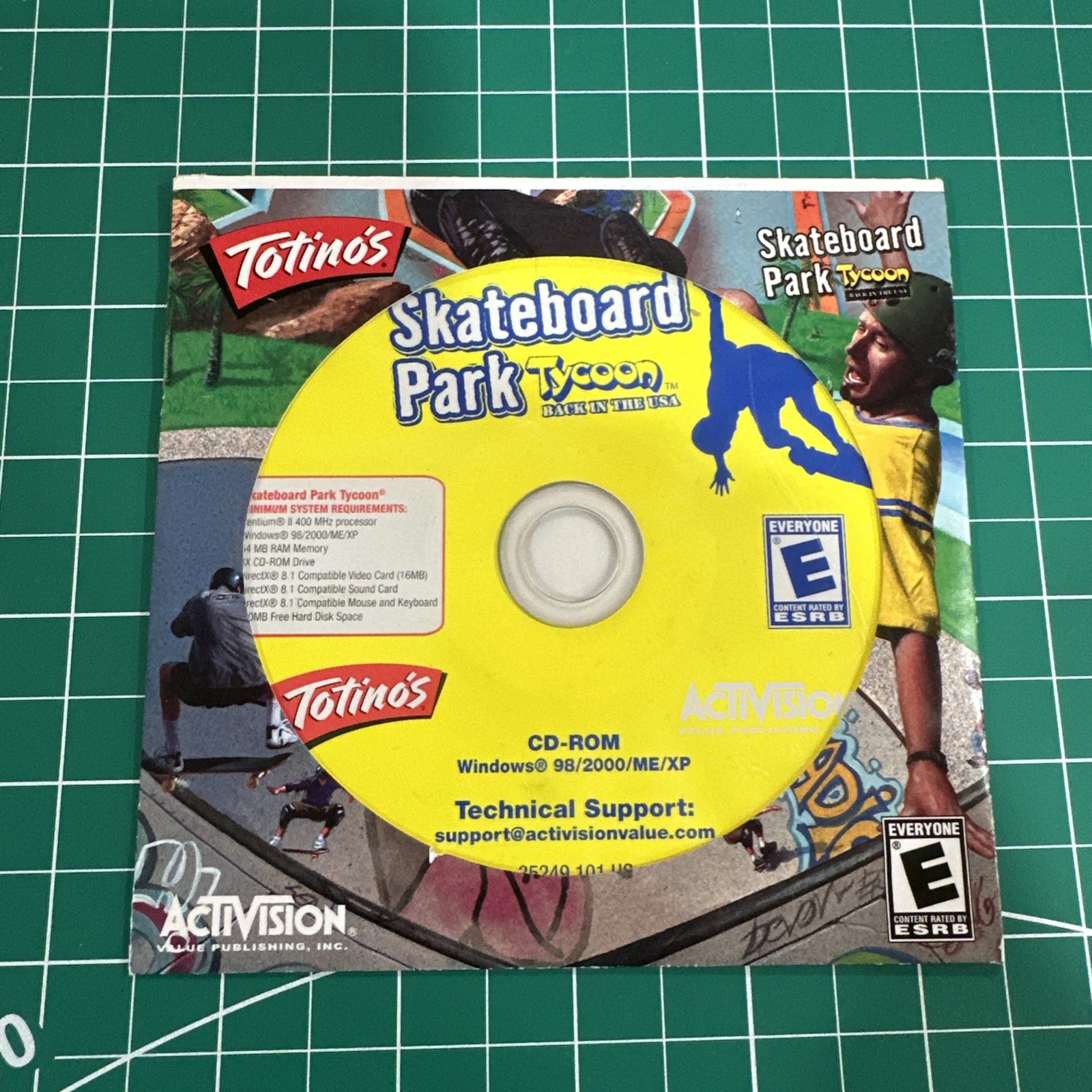 Skateboard Park Tycoon: Back in the USA (PC, 2004)  video game collectable 