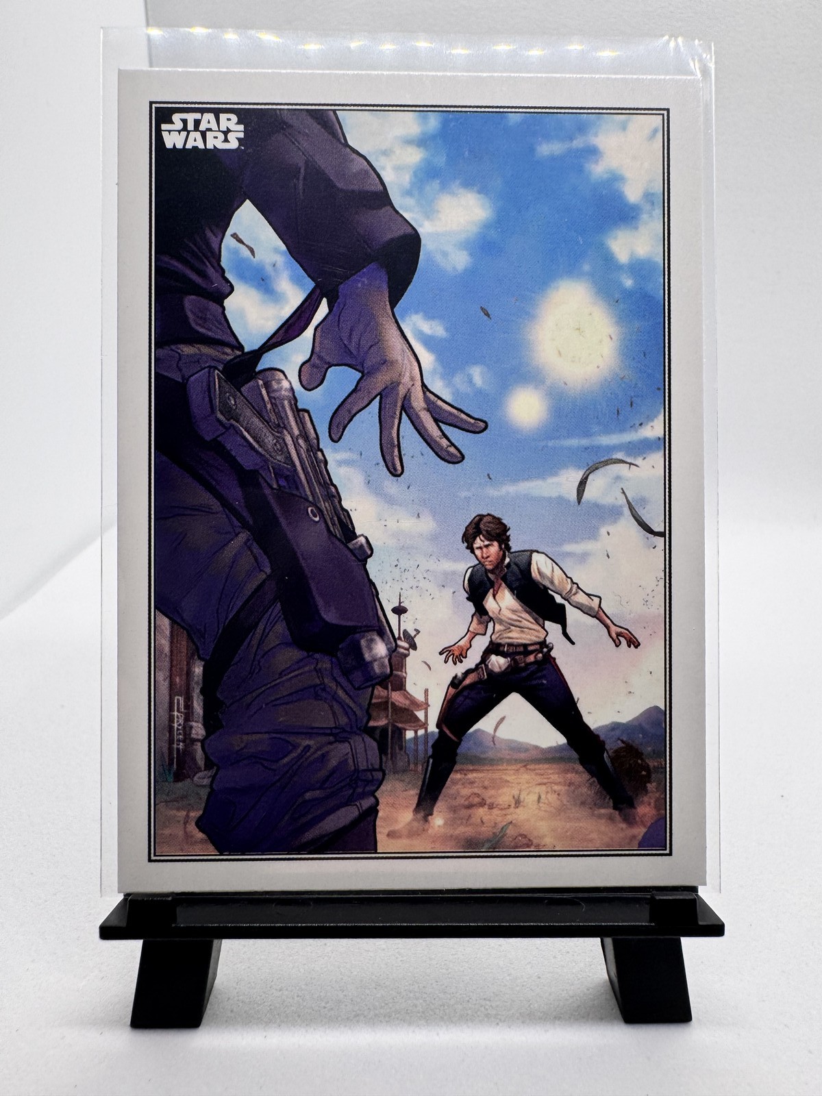 Han Solo Darth Vader Star Wars #59 CC-28 2023 Topps Comic Cover Art