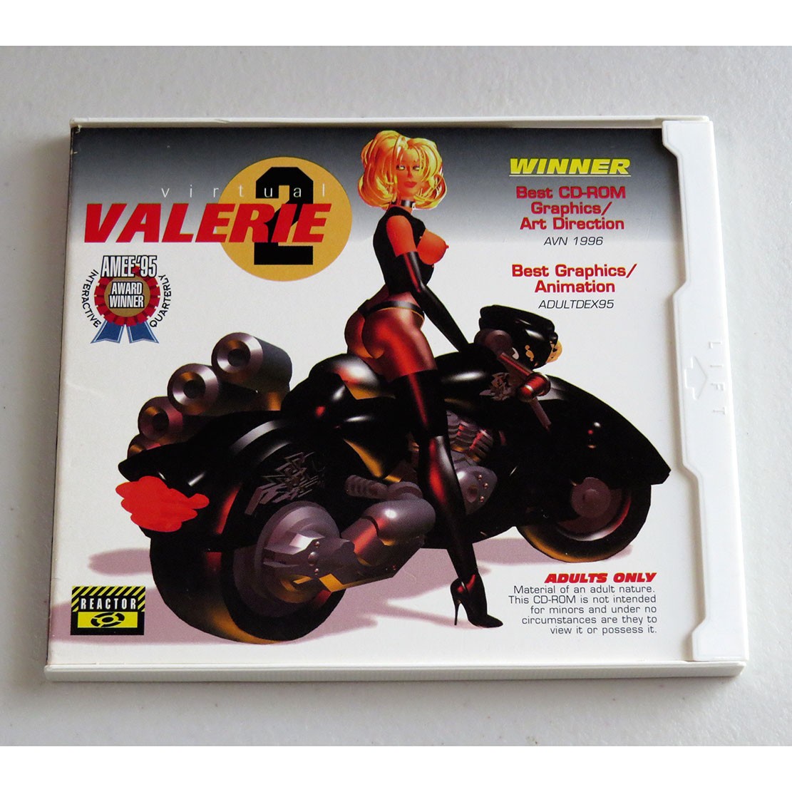 Virtual Valerie 2 (PC CD-ROM/MAC) Mike Saenz 1994 Game for Windows 3.1