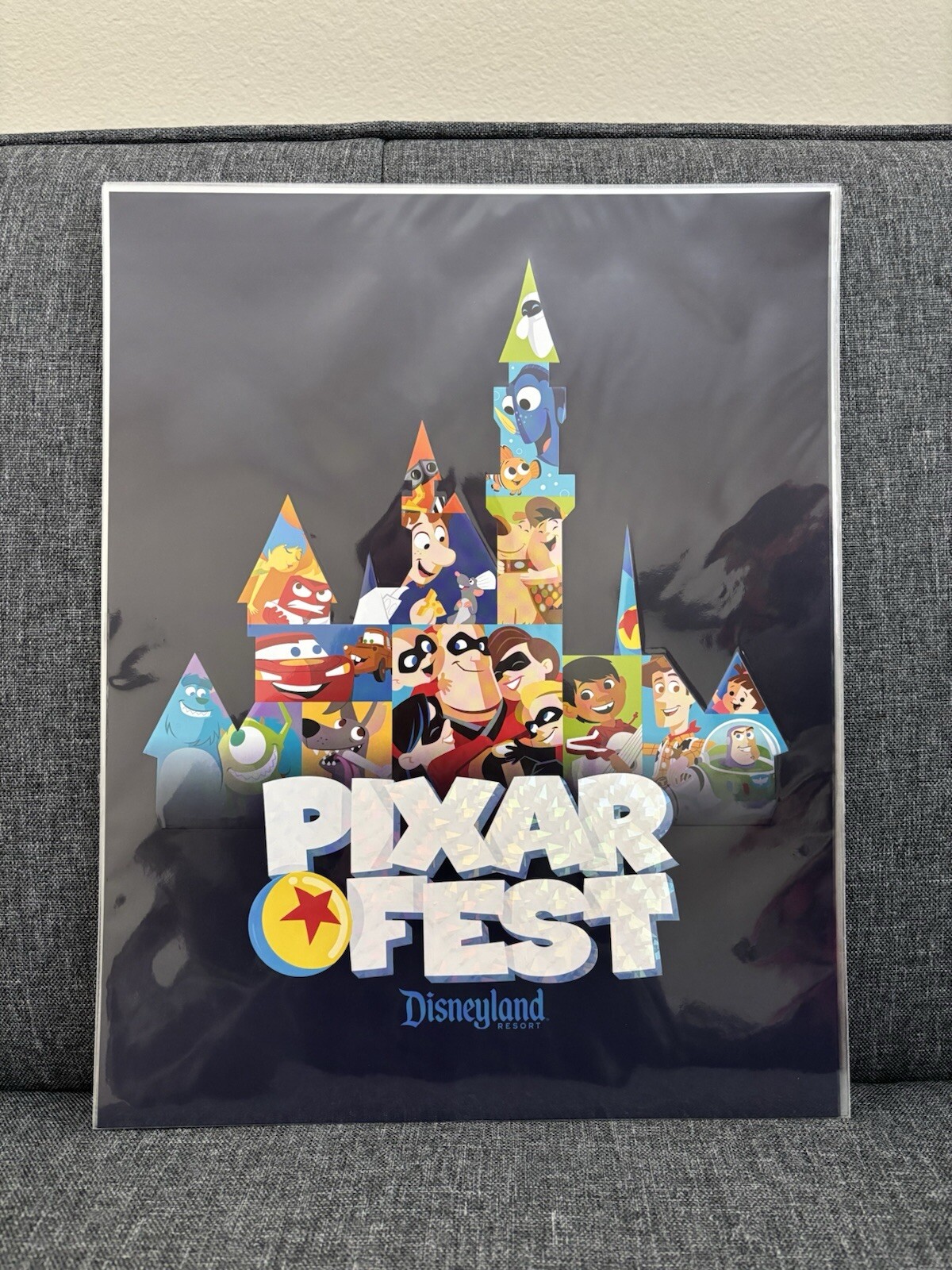 Disneyland Pixar Fest Promo Poster 11x14