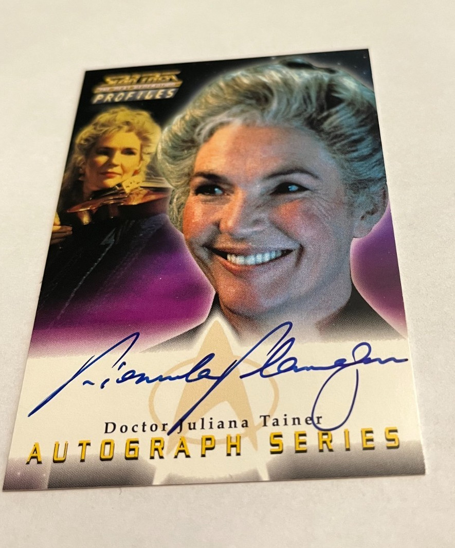 2000 Skybox  Star Trek TNG   FIONNULA FLANAGAN   Auto  On Card
