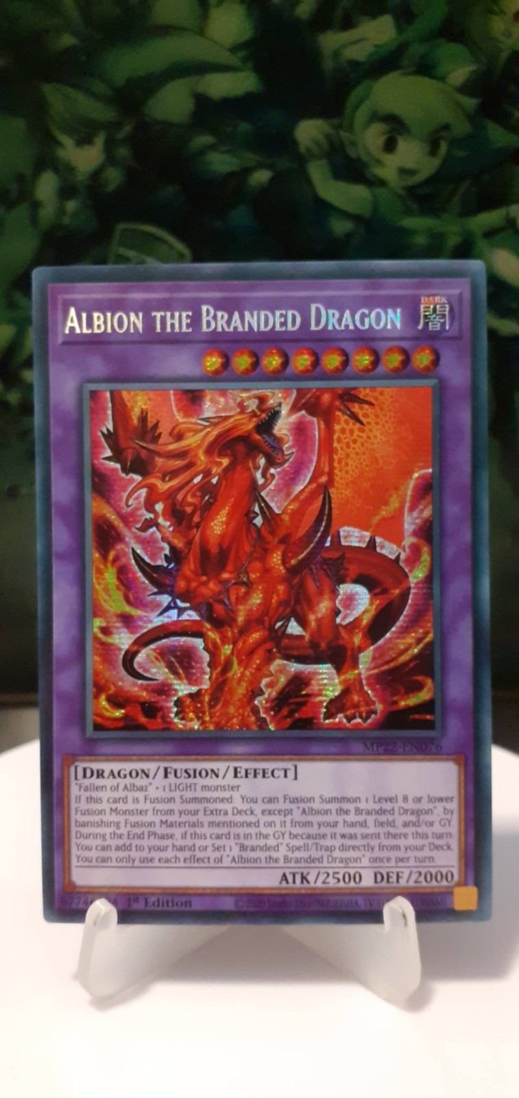 Albion the Branded Dragon SECRET RARE 1st Ed NM MP22-EN076
