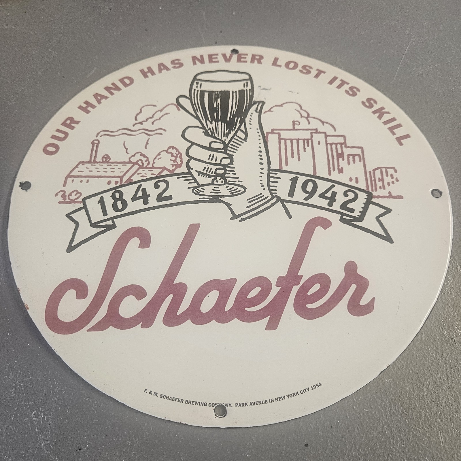 VINTAGE 1942 SCHAEFER BEER 12