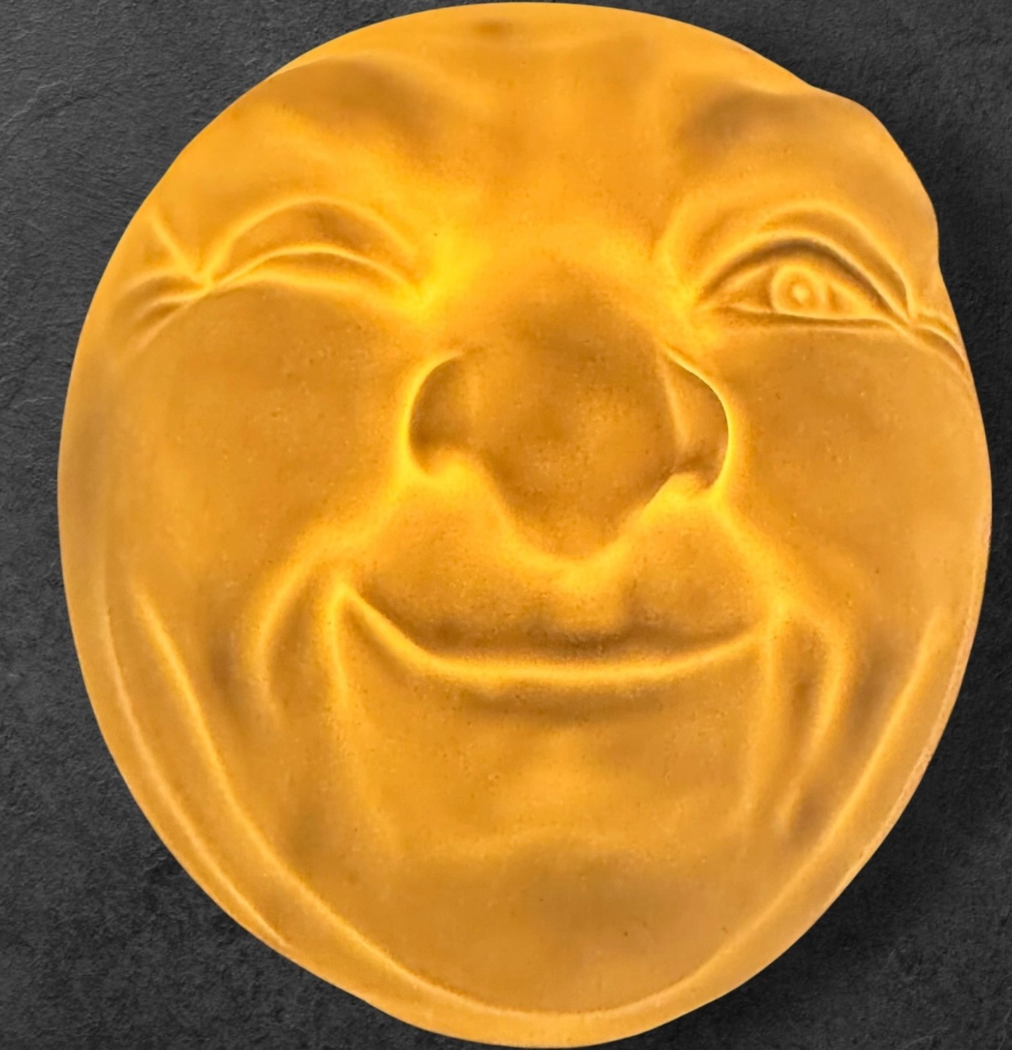 SARSAPARILLA Deco Designs NYC MOON FACE LIGHT, 1980 Style #830; Works Great
