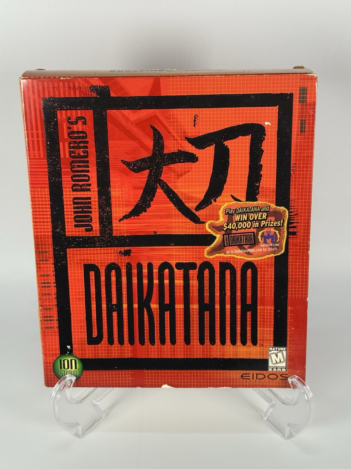 John Romero's Daikatana for PC - BIG Box, Foldout Case, Manual, Disc, Demo Disc