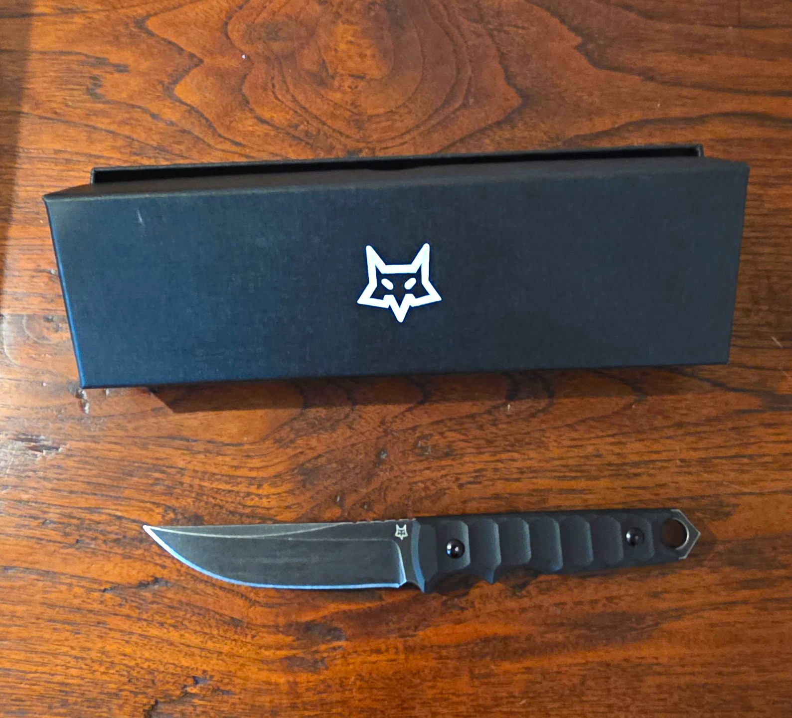 Fox Fixed Blade Knife RYU Roc  Design Niolox Steel, Razor Sharp,Excellent Cond