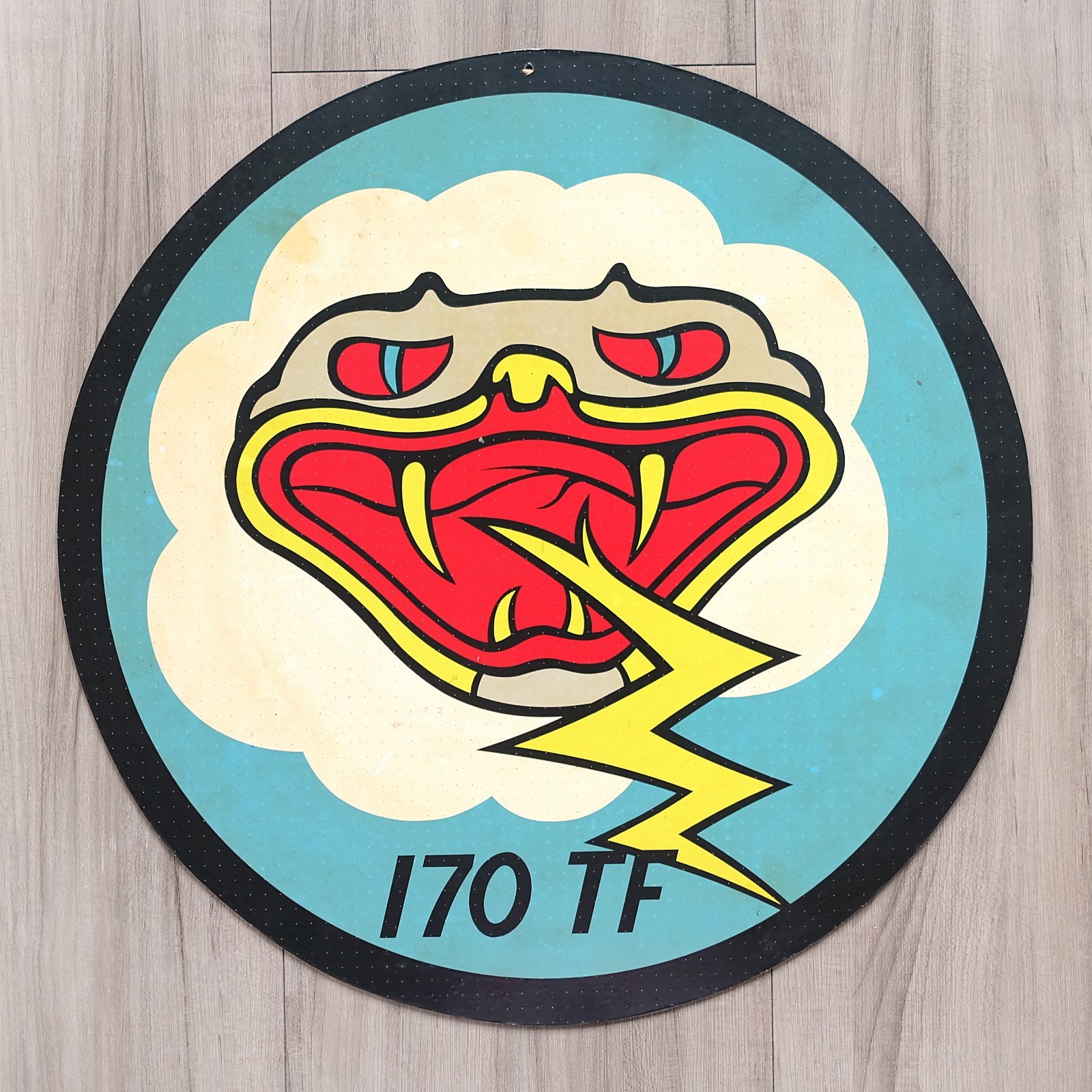 170th Military Tactical Fighter Squadron Mascot Insignia llinois Air Nat'l Guard