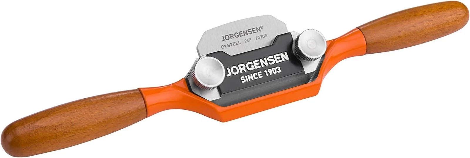 JORGENSEN No.59F Flat Spokeshave for Woodworking – Hand Planer Stainless Steel B