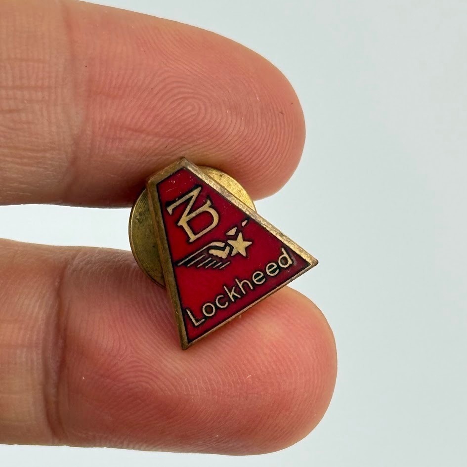 Vintage Lockheed Martin ZD Employee Tie Tack Pin Zero Defect Military Project
