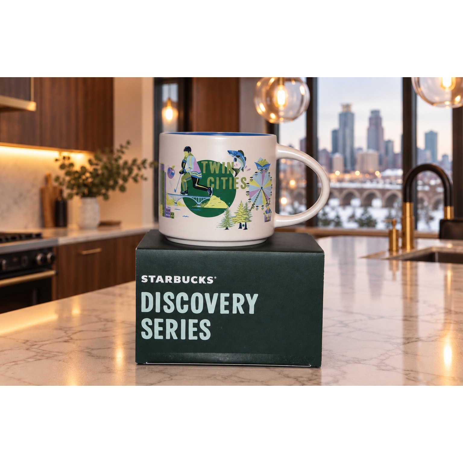Starbucks Twin Cities Discovery Series Mug 14 oz 2024 With Box