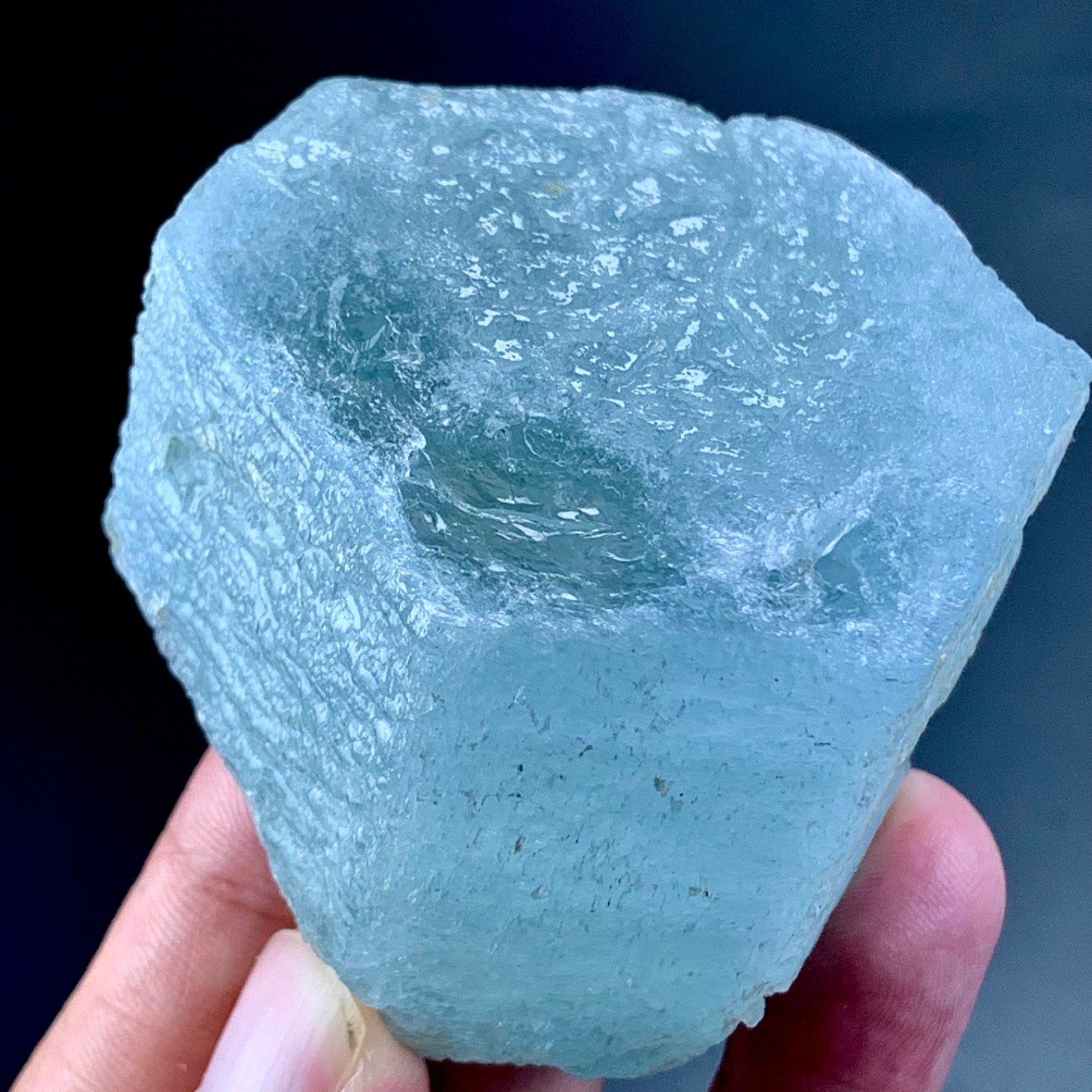 855 CT Terminated Natural Aquamarine Crystal From Skardu Pakistan
