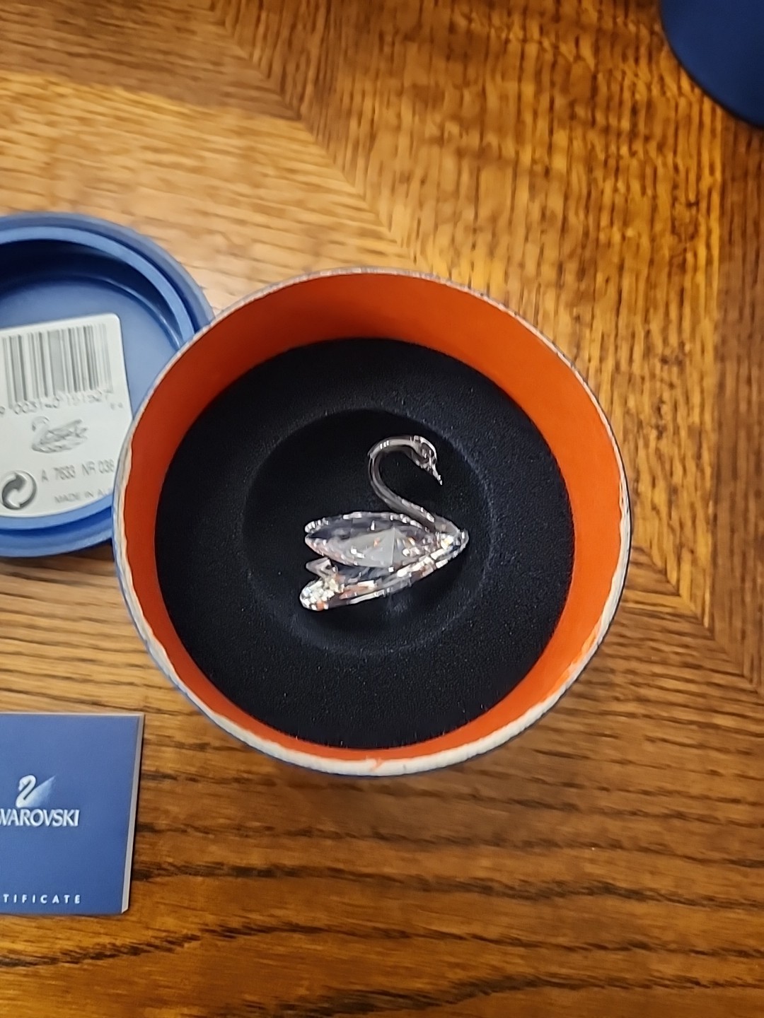 Swarovski Crystal Small Swan 7633 038