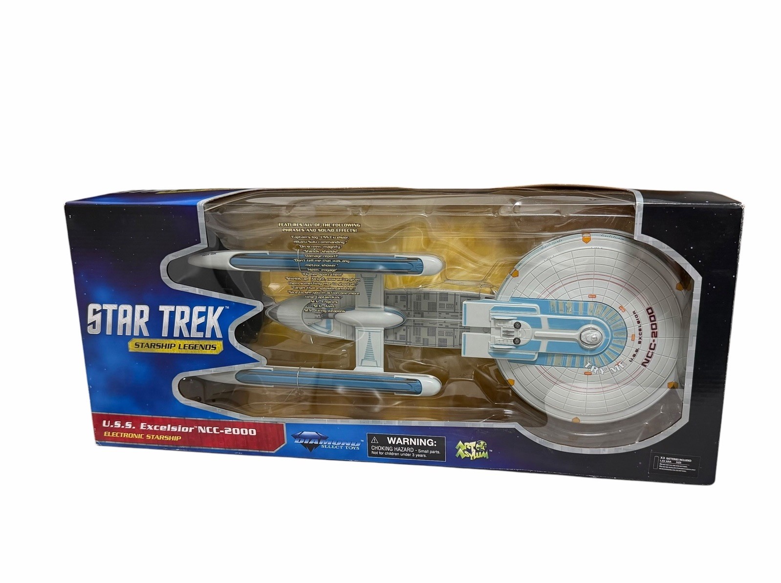 Star Trek Starship Legends USS Excelsior NCC 2000 Diamond Select Art Asylum NIB