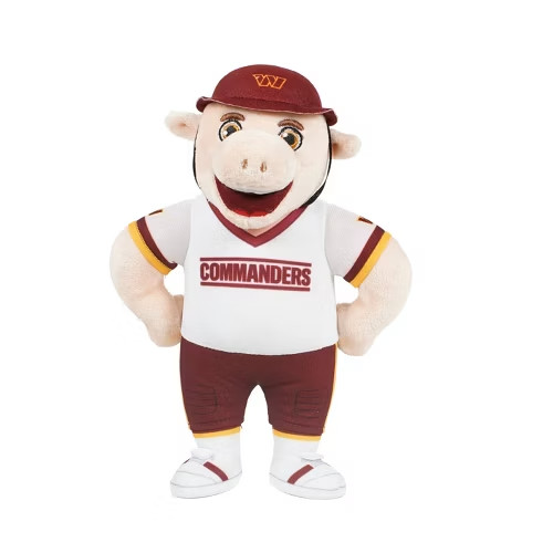 NFL Washington Commanders Stuffed Mascot Animal Figure