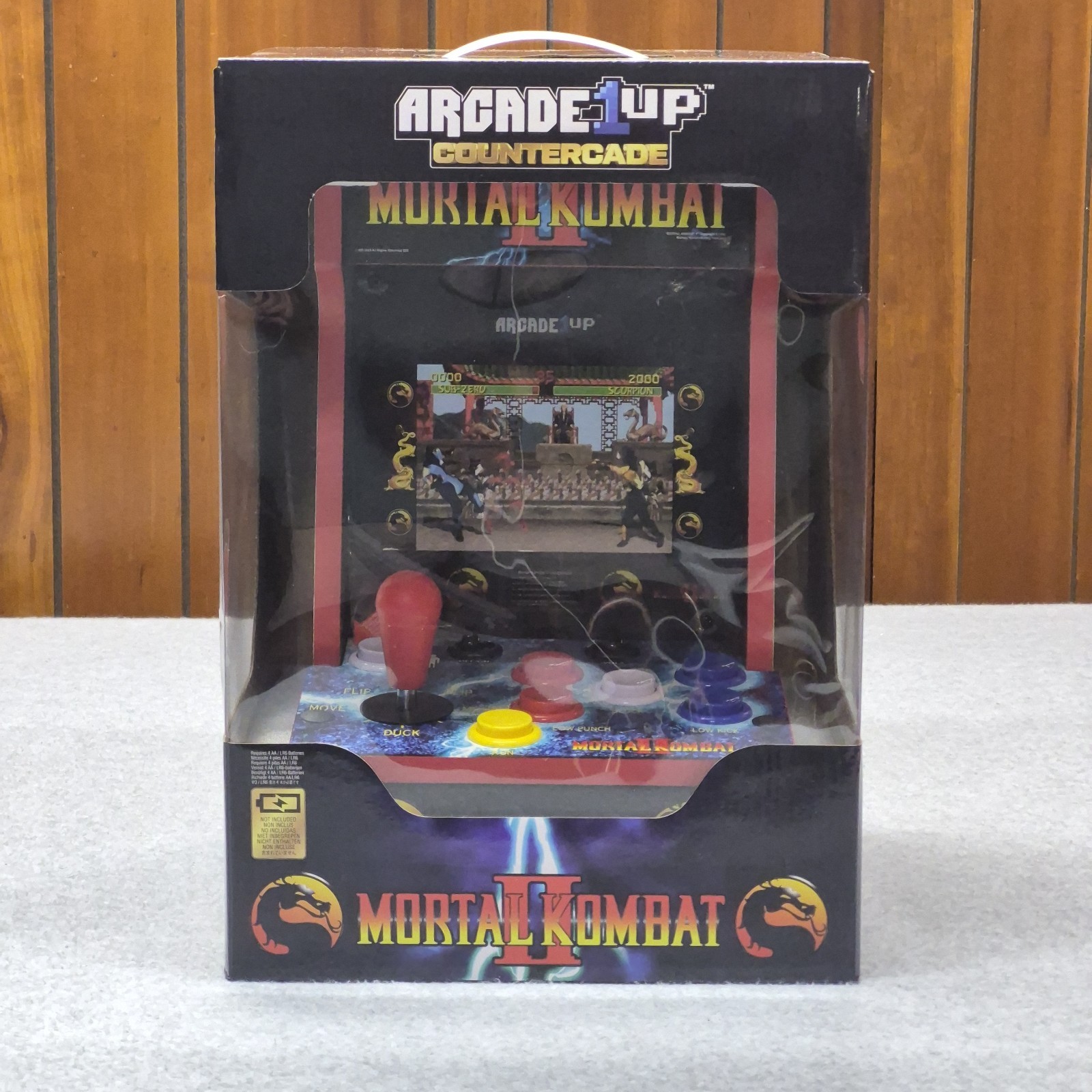 Mortal Kombat 2 Arcade1UP Countercade 3 In 1 Retro Arcade Gaming System NEW