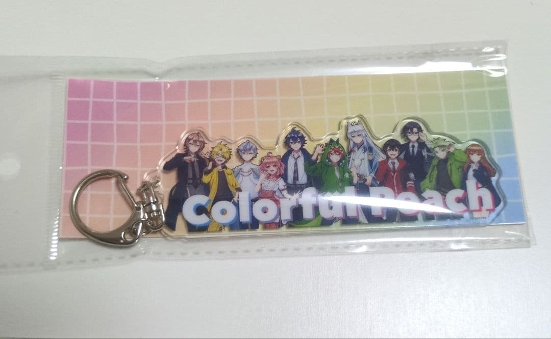Colorful Peach 5th AnnIversary Exhibition Venue Limited Acrylic Keyholder