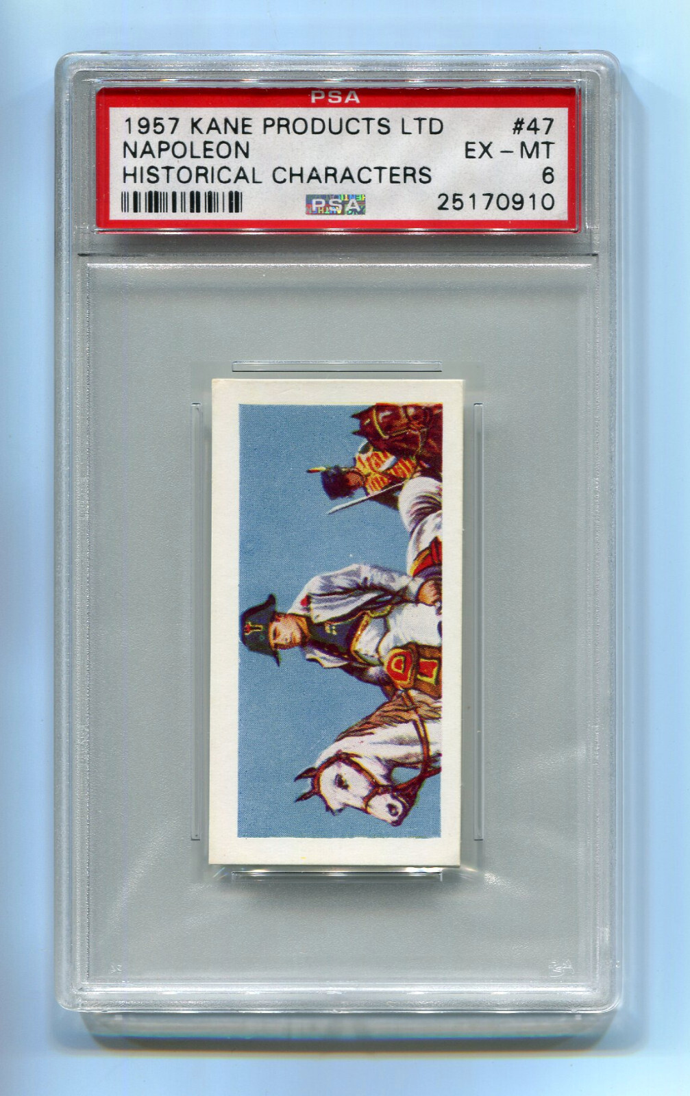 1957 Kane Products Historical Characters 47 Napoleon PSA 6 EX-MT Pop 1, 1 Higher