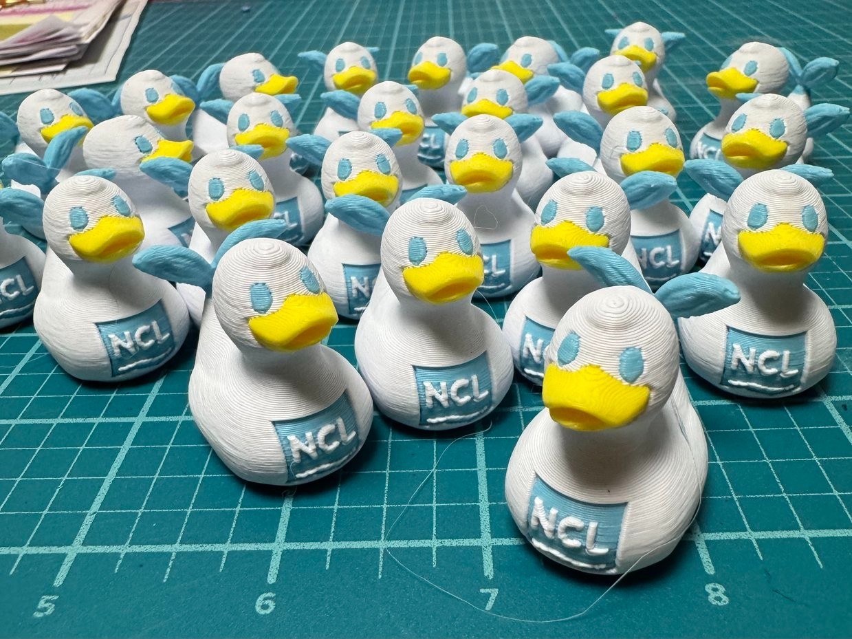 Norwegian Cruise Line (NCL) 25 pack of 1.25 inch ducks