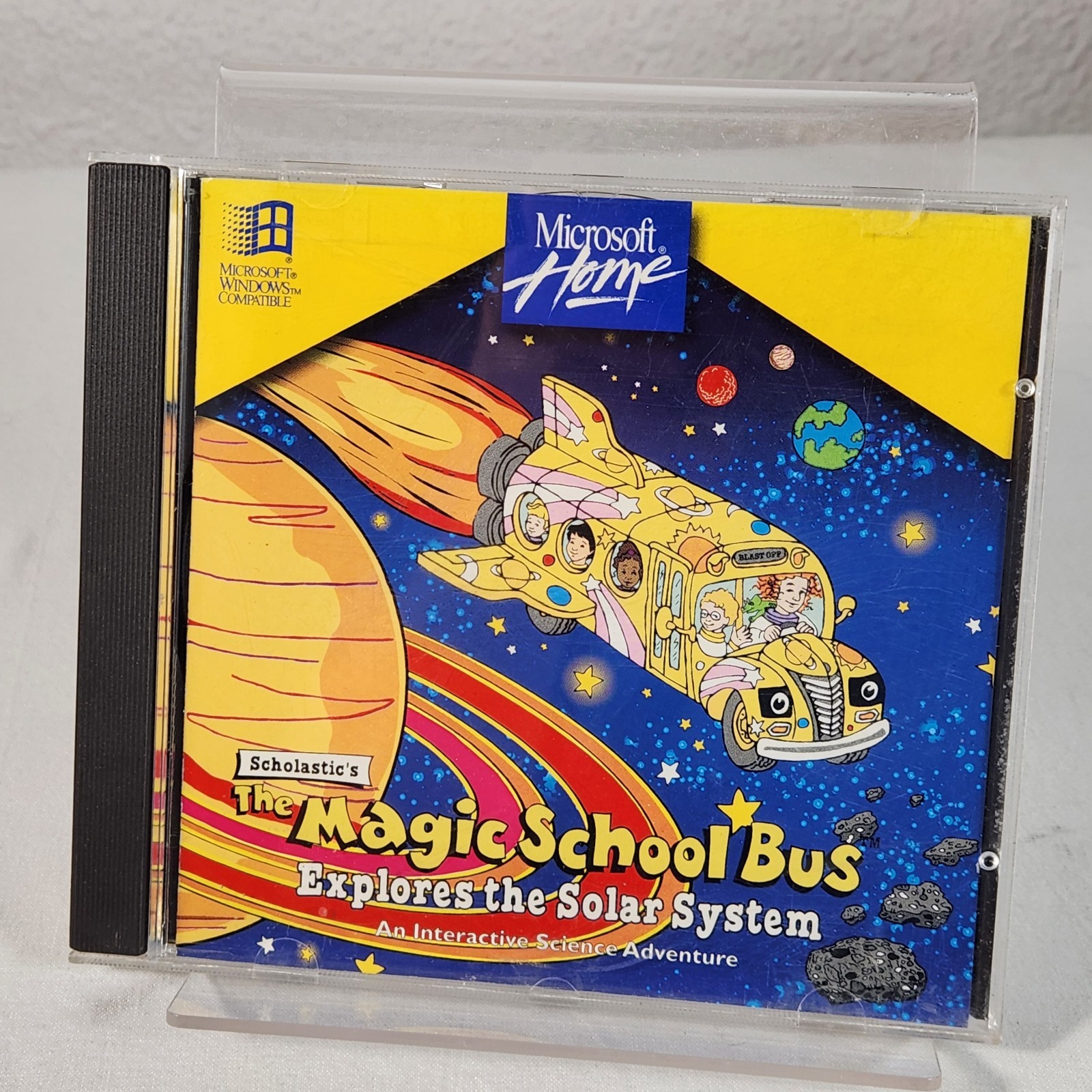 The Magic School Bus Explores the Solar System Scholastic PC CD-ROM 1994 FastShp