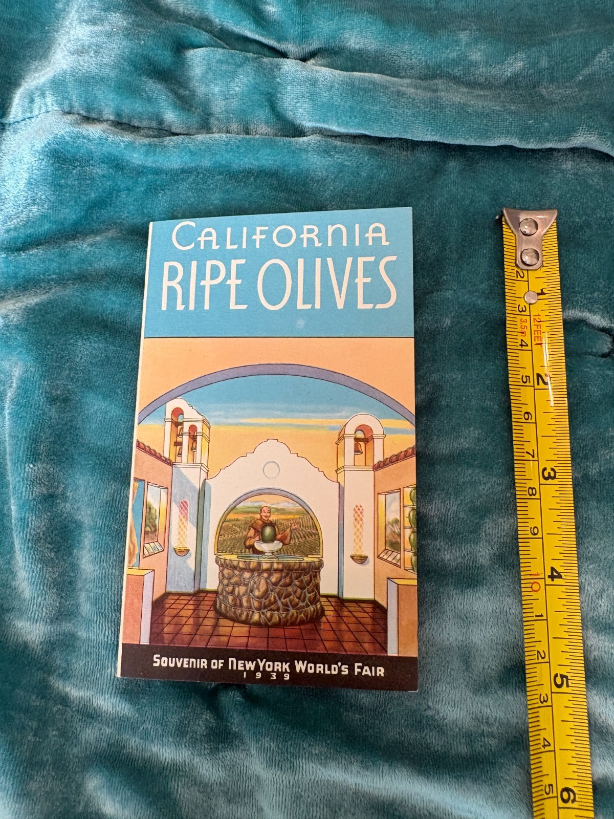 Rare Complete Untorn Vintage NY Worlds Fair 1939 Brochure CALIFORNIA RIPE OLIVES