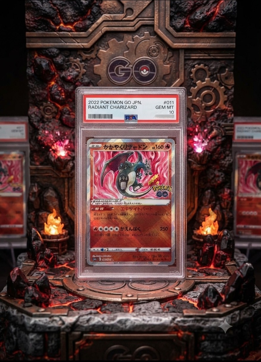 Pokemon Card - Radiant Charizard 011/078 Pokemon Go - Jap PSA 10 Gem Mint [S6]