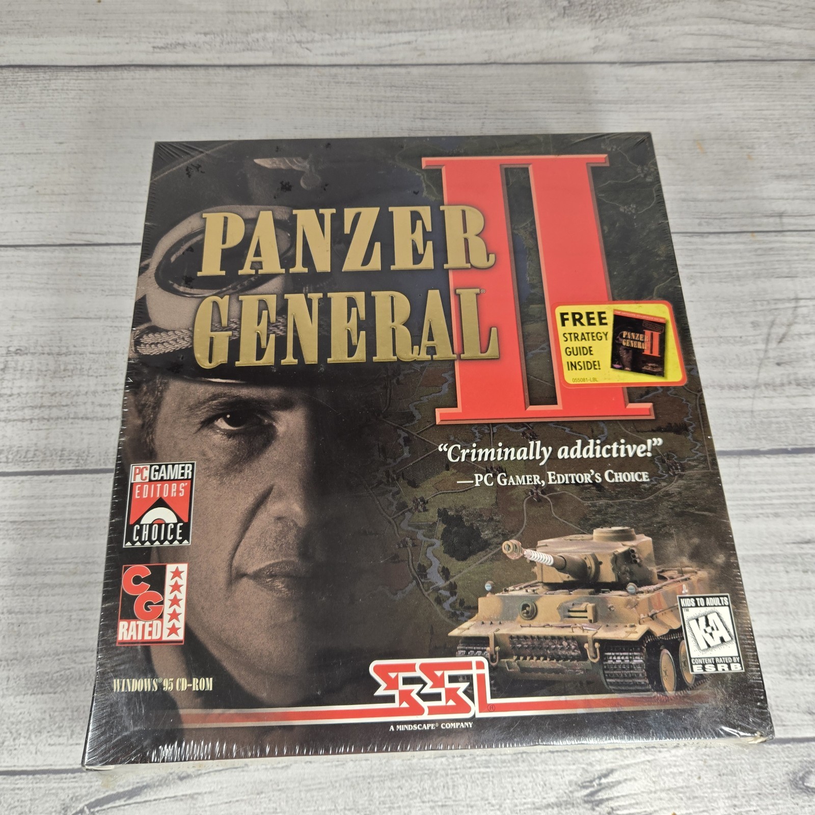PANZER GENERAL II 2 PC Game NEW Sealed BOXED w/ Strategy Guide 