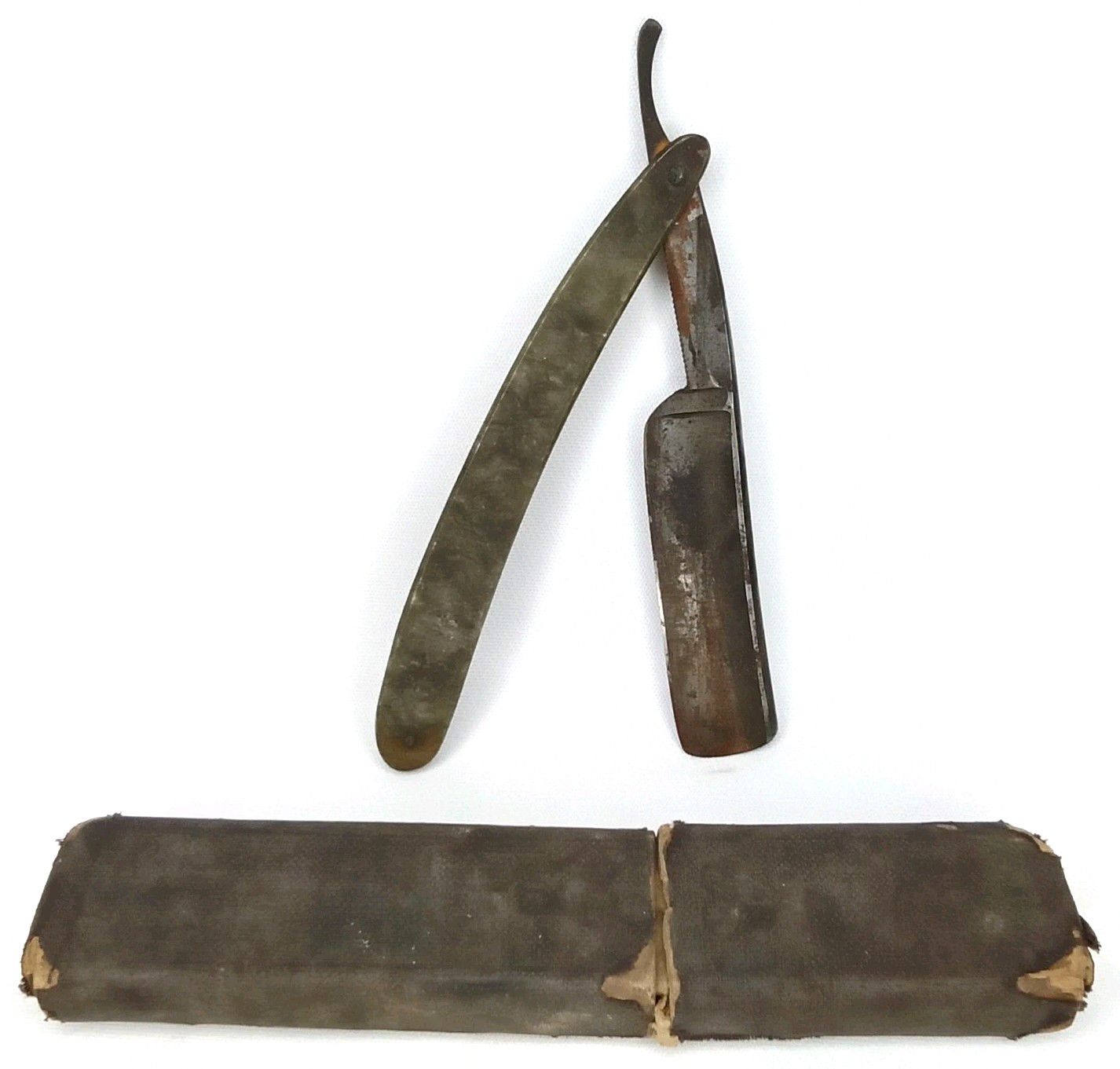 Wilbert Cutlery Army Special Straight Razor With Case Antique 1910s
