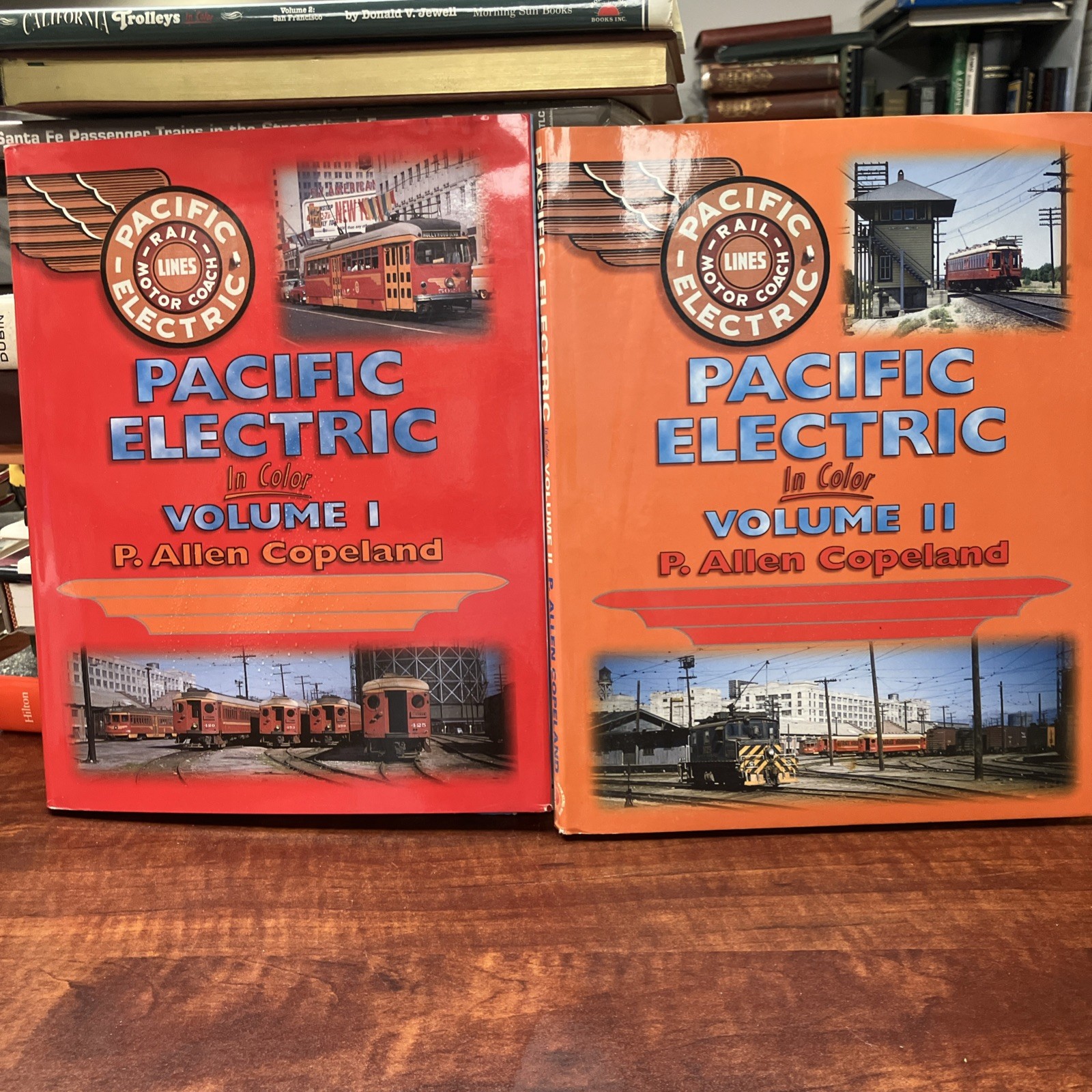 2- Pacific Electric In Color Volume I&II by P. Allen Copeland HC