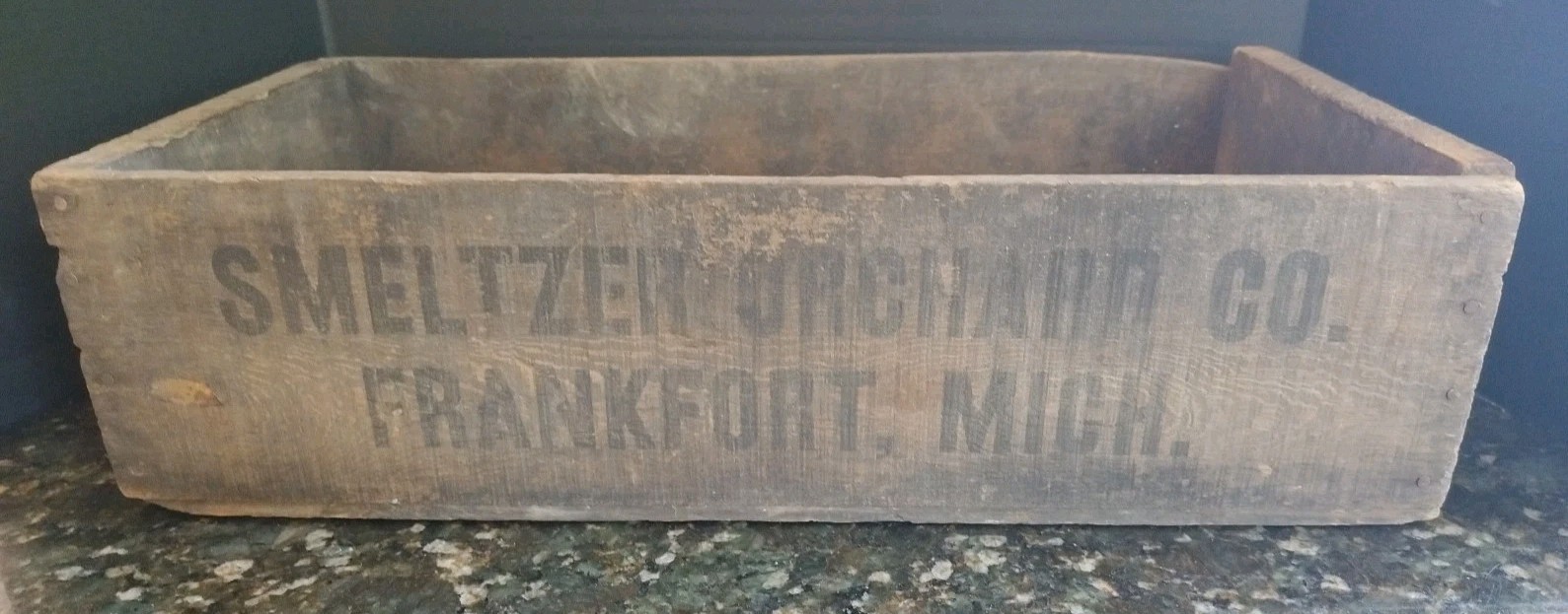  Wooden Crate Frankfort Michigan Box 21