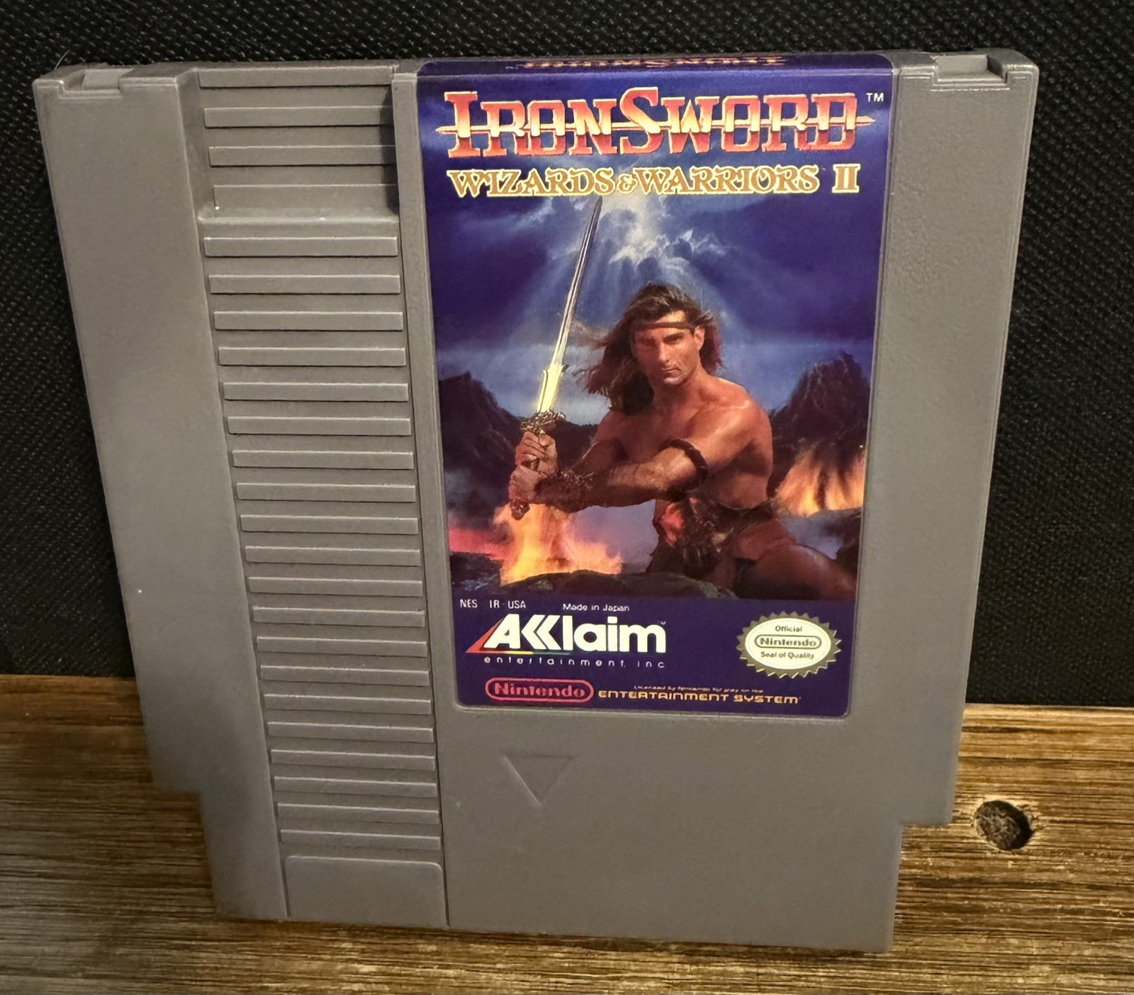 Iron Sword: Wizards and Warriors II 2 (NES, 1989) Tested/Working W/Manual