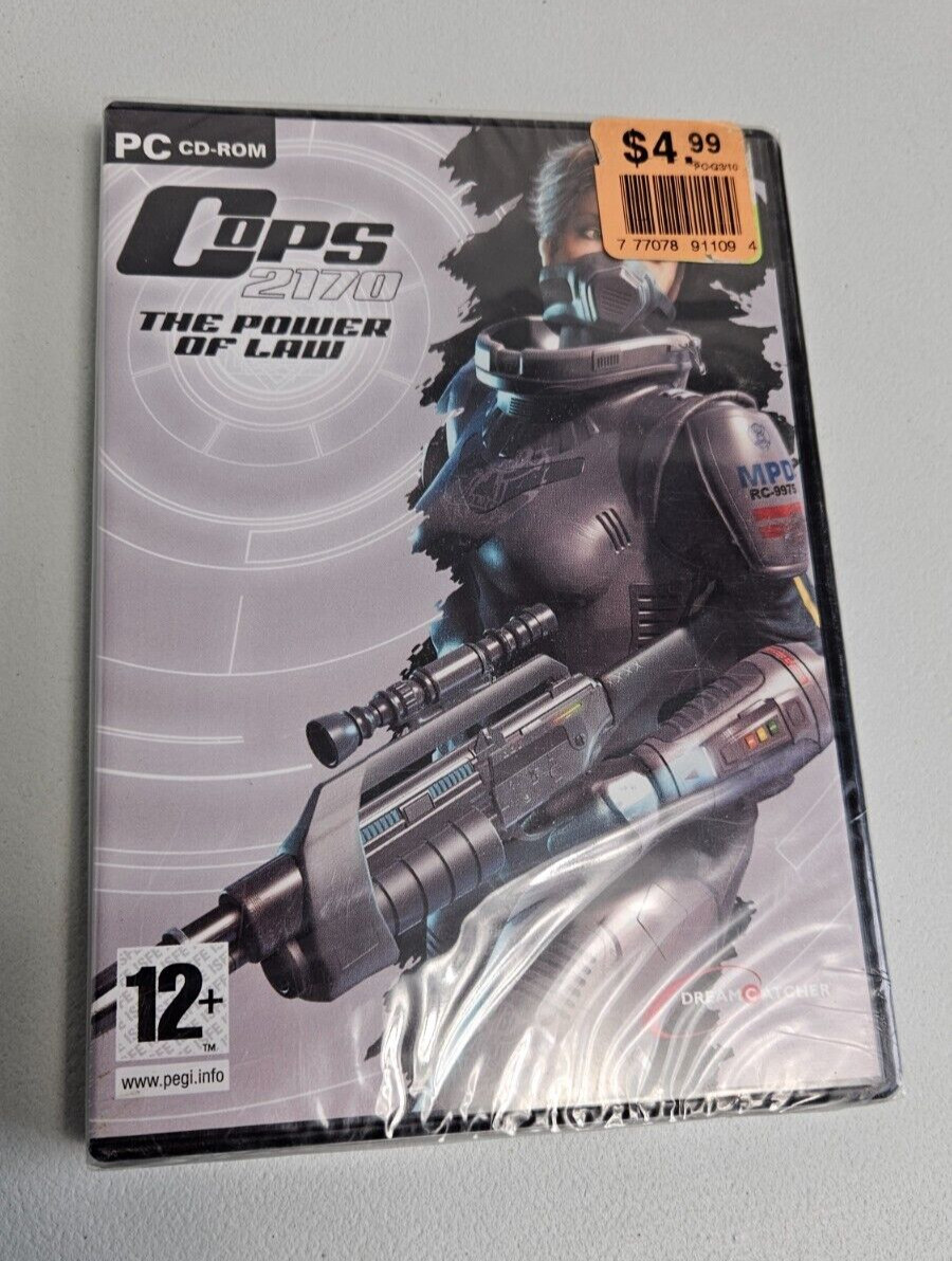 Cops 2170 The Power Of Law (PC CD-ROM, 2004) Brand New