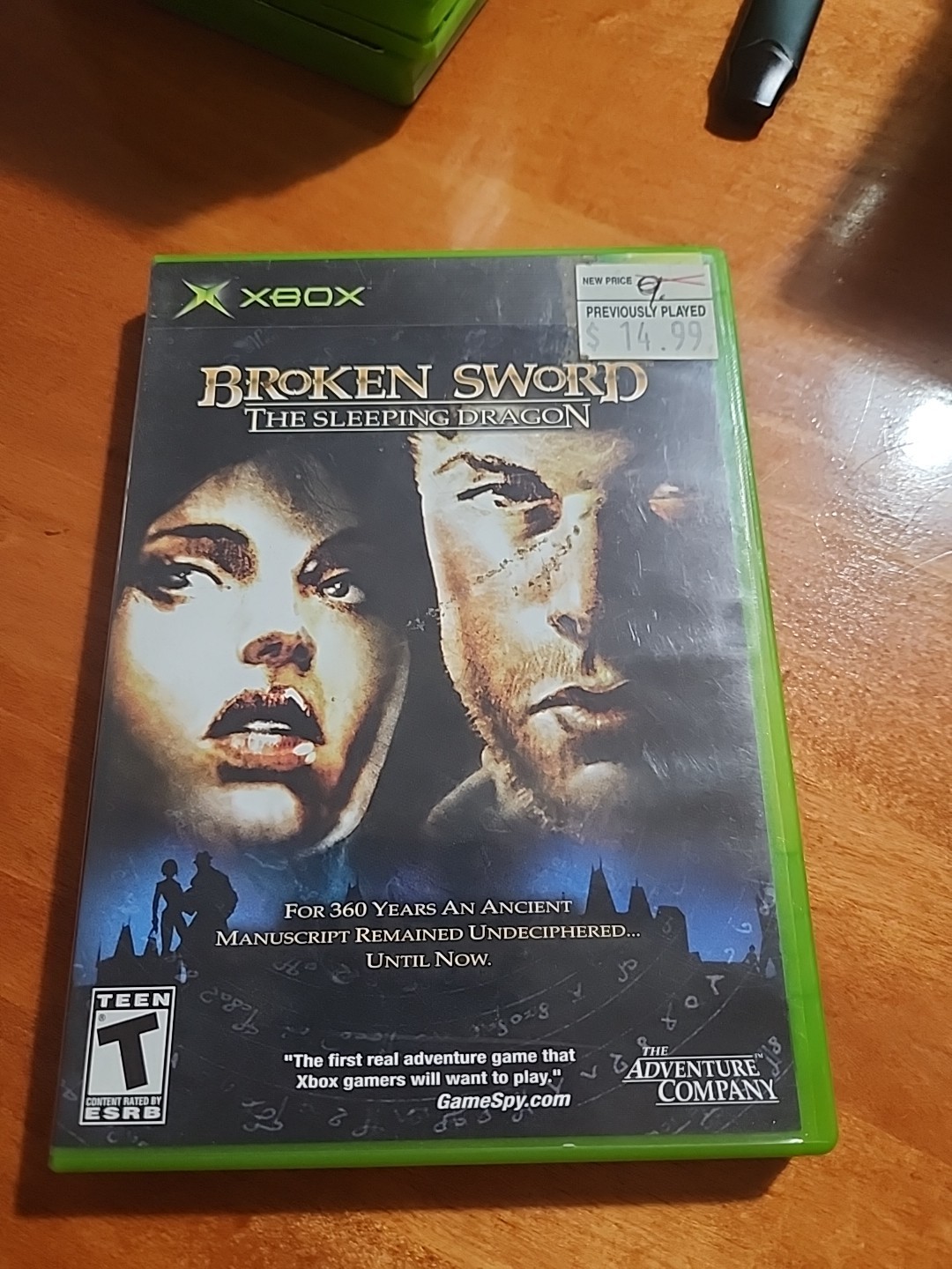 Broken Sword The Sleeping Dragon (XBOX) Complete Tested 