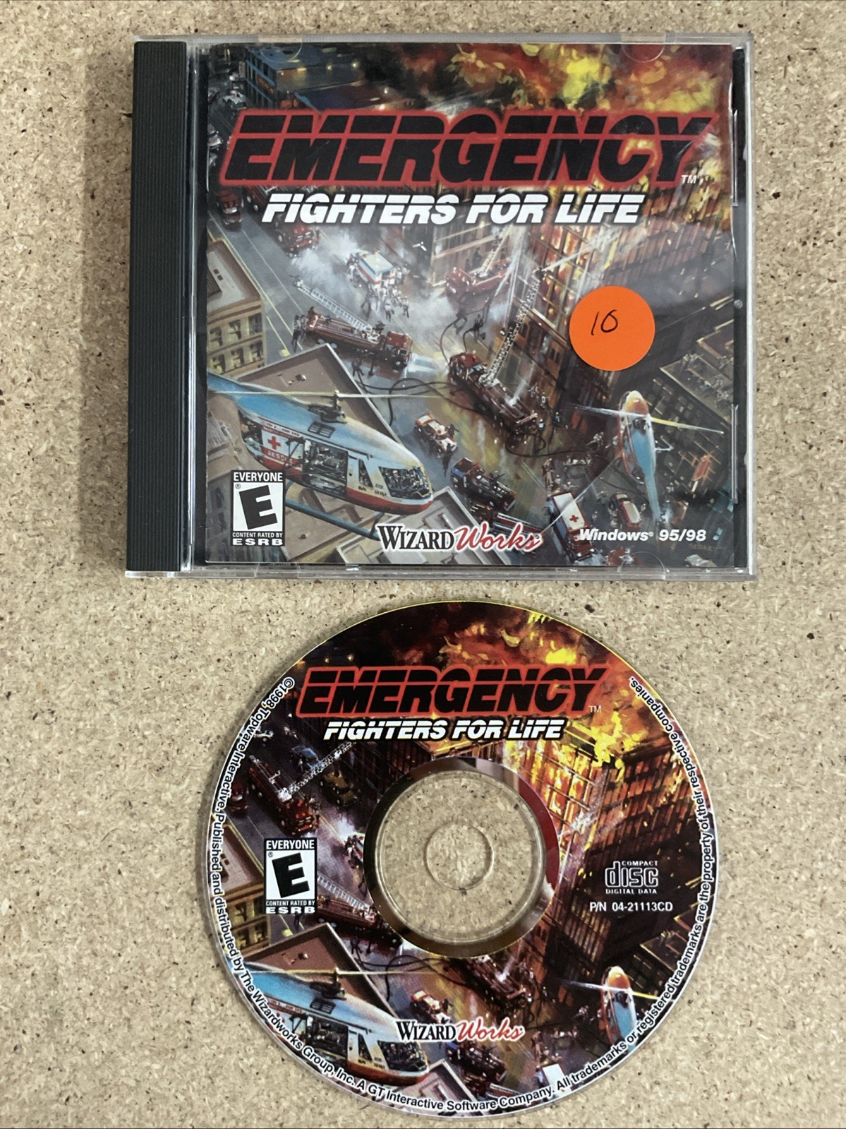 NEW Emergency Fighters For Life CD-ROM Wizard Works Windows 95/98 Rated E 1998